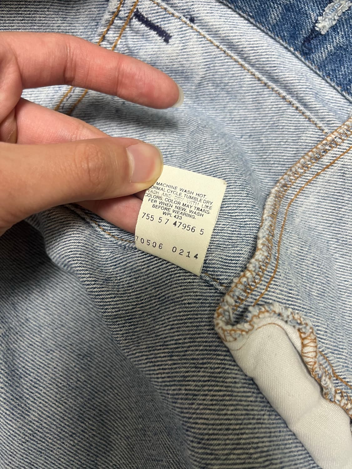 80s Levis Denim Trucker Jacket 상품이미지3