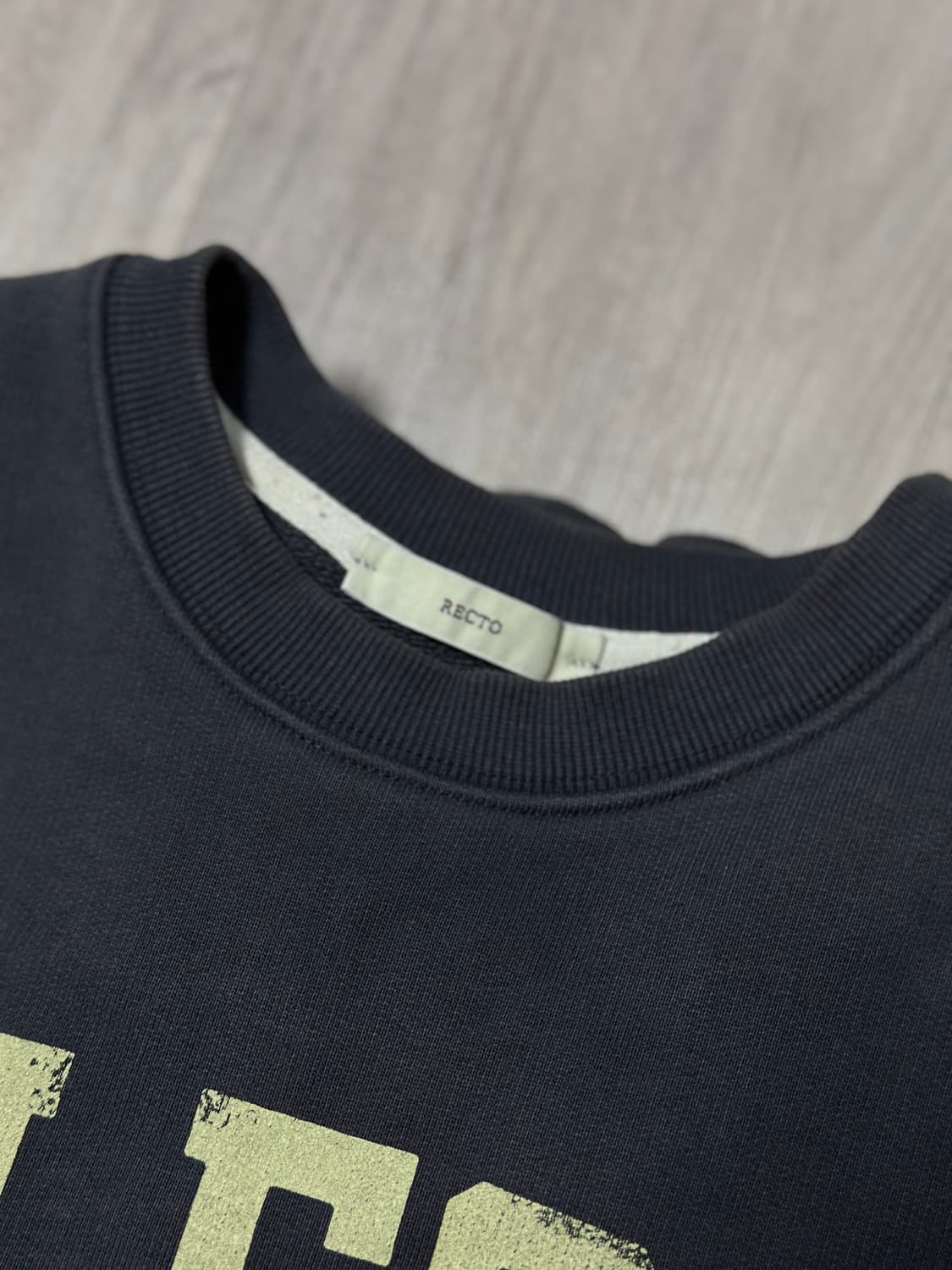[OS] 렉토 스웻셔츠 맨투맨 초판 블루이쉬 차콜 상품이미지3