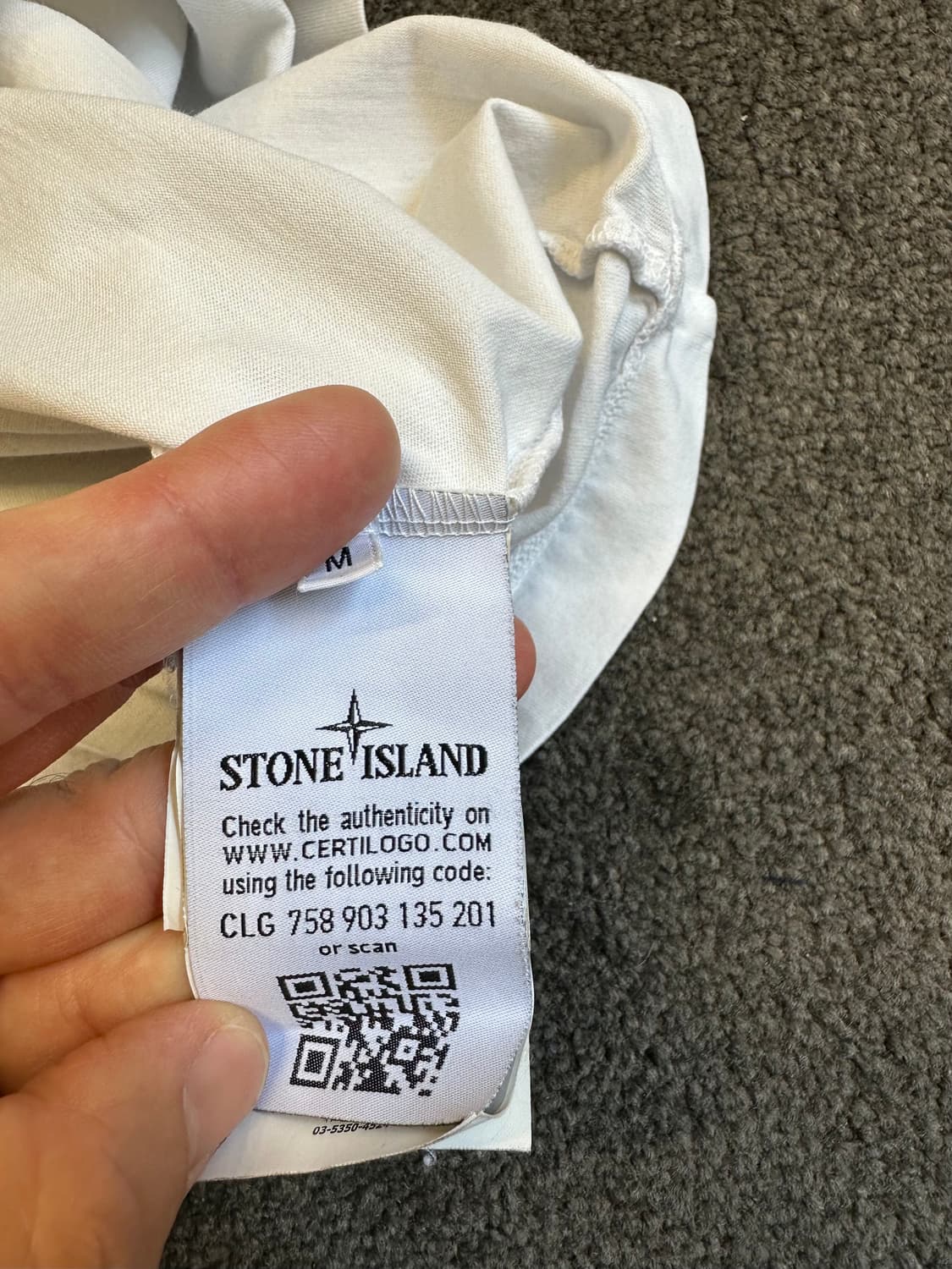 스톤아일랜드 롱 슬리브 M 상품이미지3
