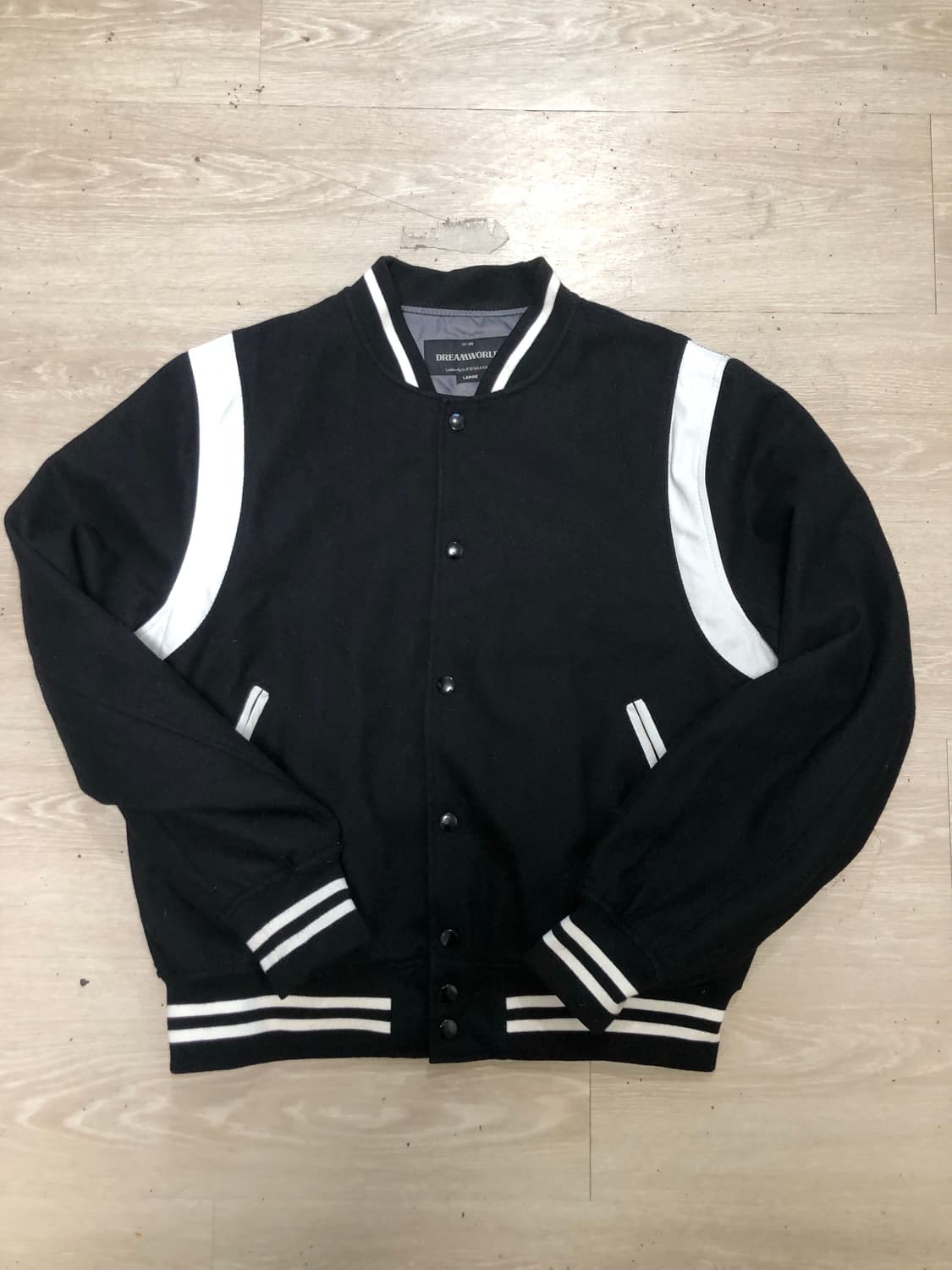 드림월드 양가죽 바시티자켓 XL 105 상품이미지1