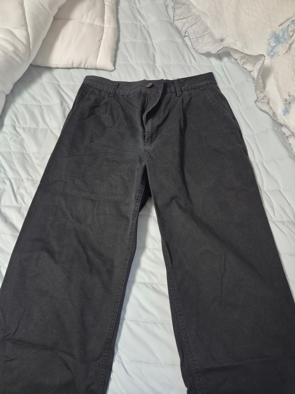 메르고 노스트 레귤러 치노 팬츠 블랙 m사이즈 상품이미지1