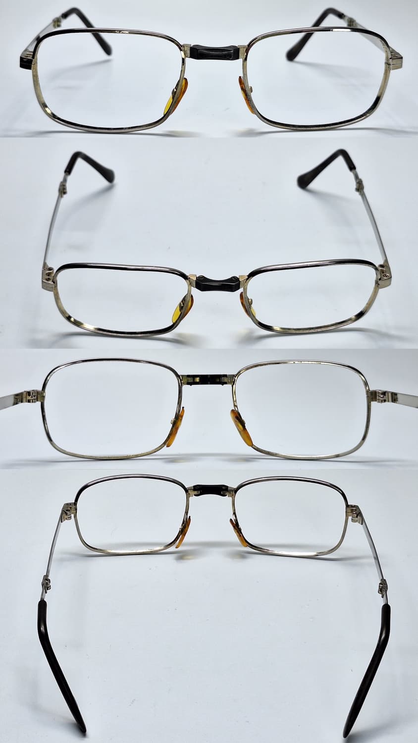 80s 일본 빈티지/ 접이식 폴딩 휴대용 안경테 수입 패션 아이웨어 클래 상품이미지3