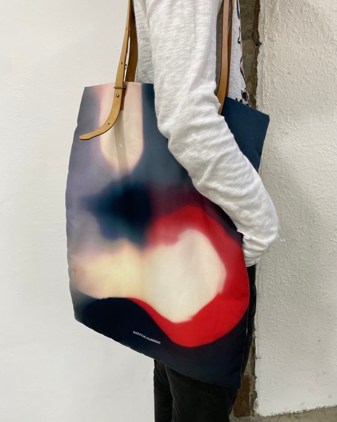 카즈유키 쿠마가이 어태치먼트 토트 백 상품이미지1