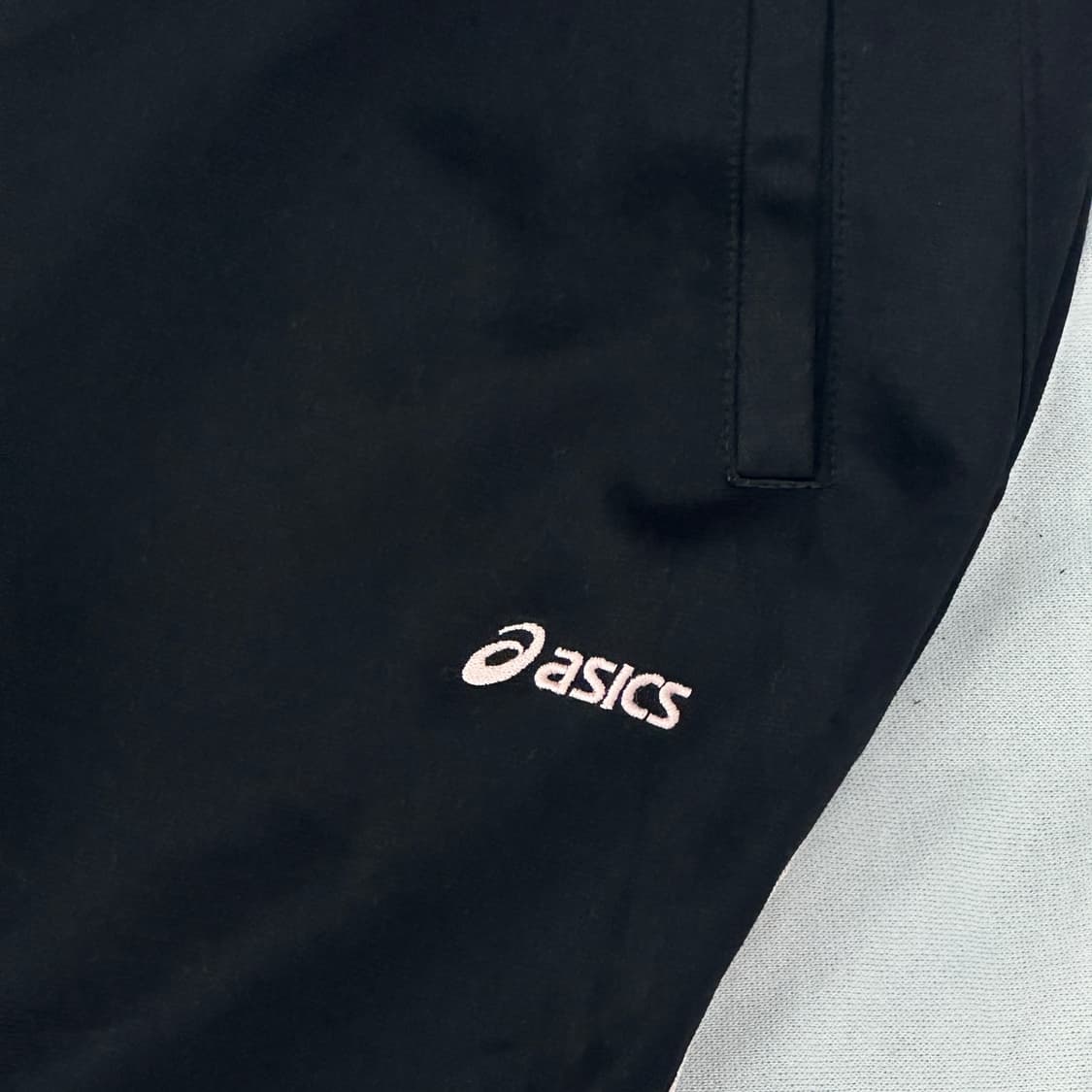 재팬 아식스 블랙 핑크 져지 부츠컷 트레이닝 팬츠  빈티지 스포티  상품이미지7