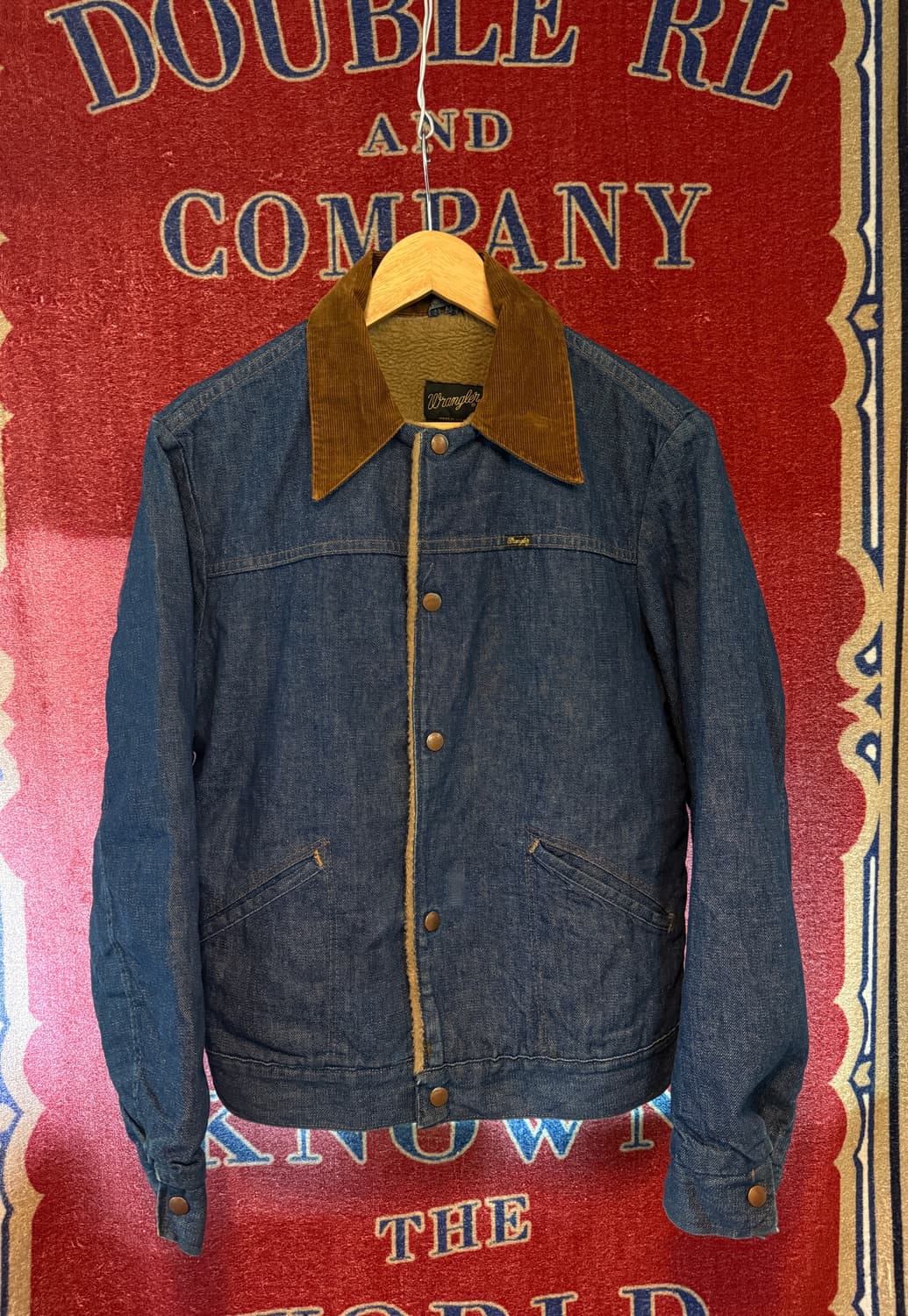 USA🇺🇸70s Wrangler sherpa denim jacket 상품이미지1