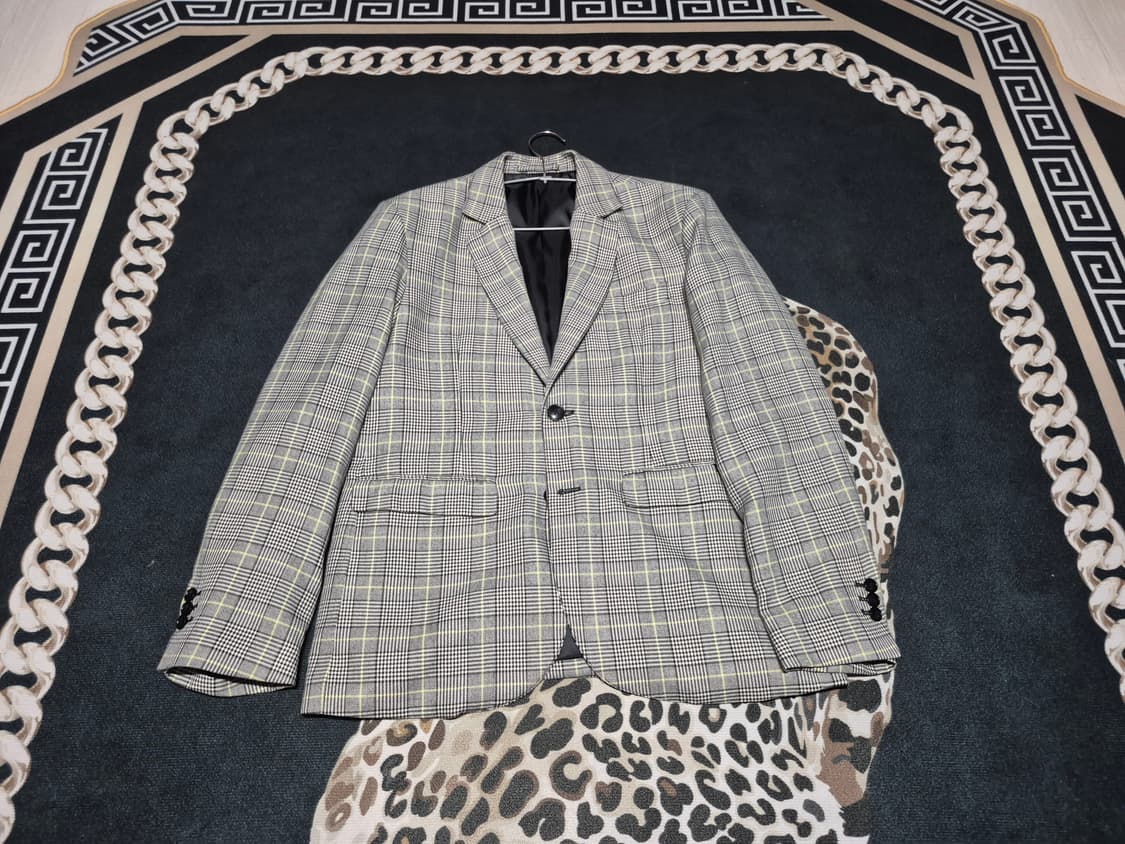 (희귀)스투시 플레이드 스포츠 블레이저 m 정품 상품이미지1