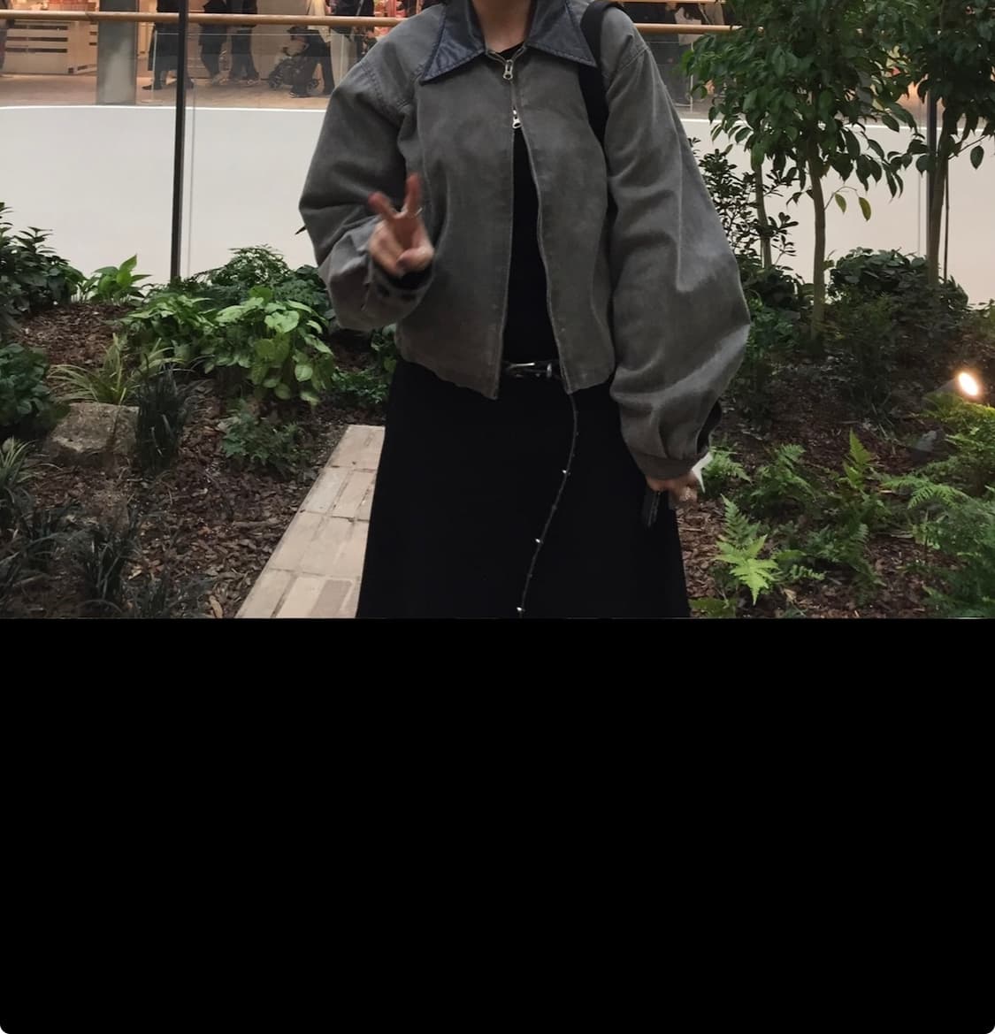 더일마 그레이 데님 봄버자켓 상품이미지3