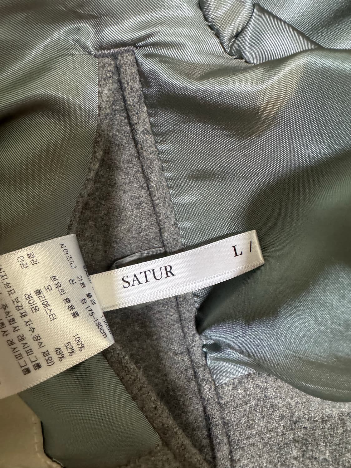 새터 그레이 울 블레이저 자켓 상품이미지7