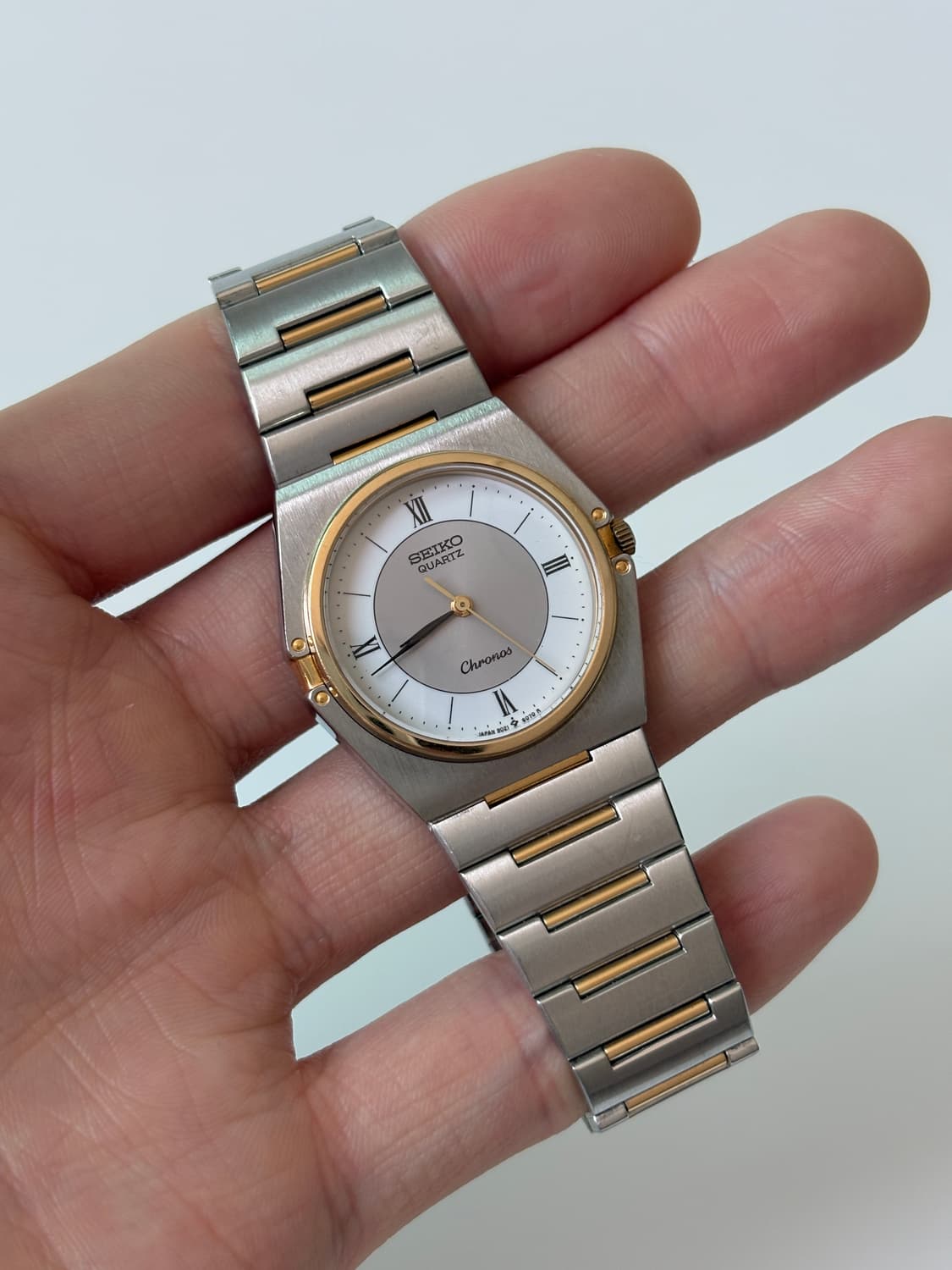 세이코 1980년대 Chronos 콤비 쿼츠 남성 상품이미지1