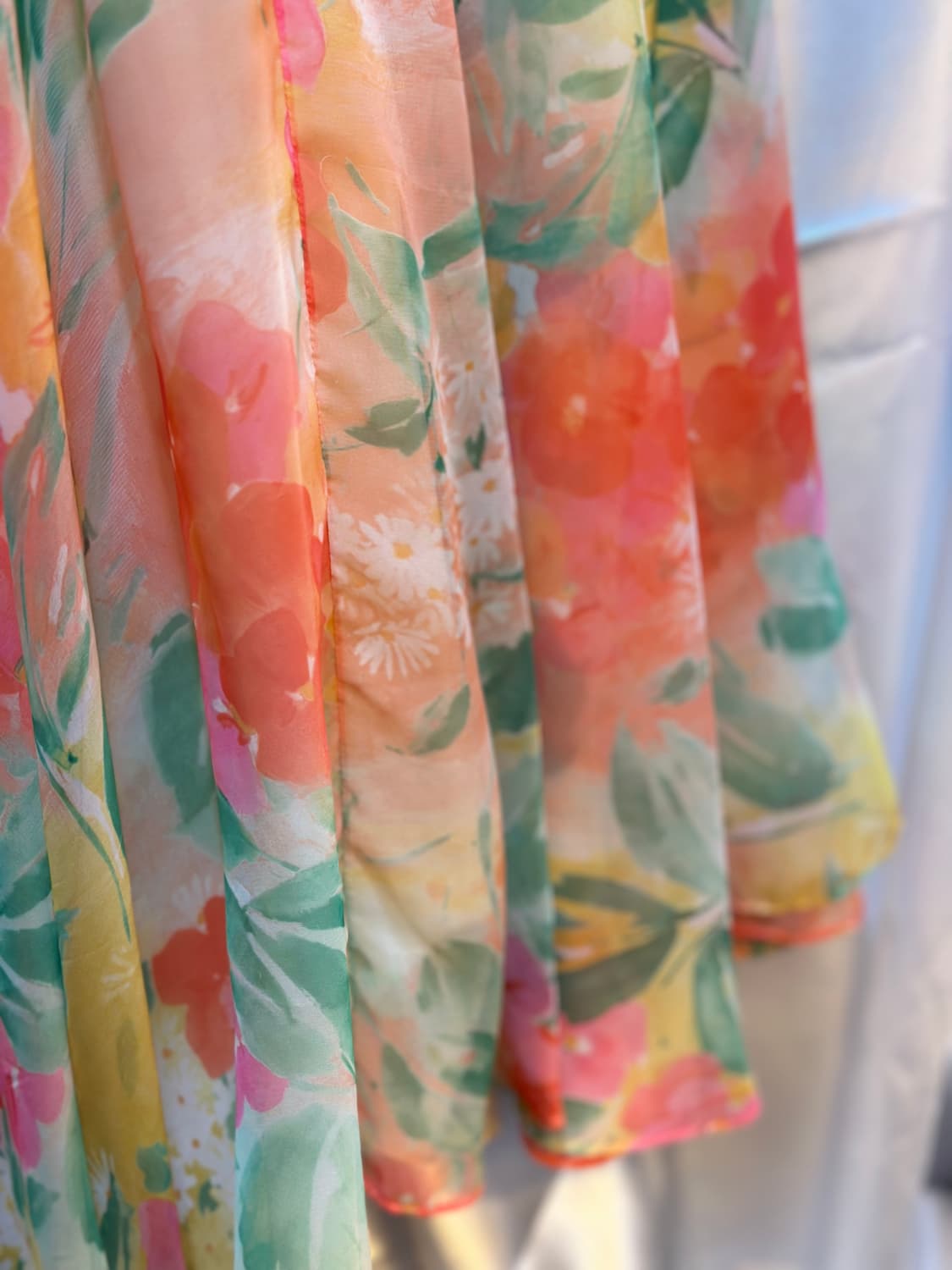 일본 빈티지 플라워 스커트 상품이미지4