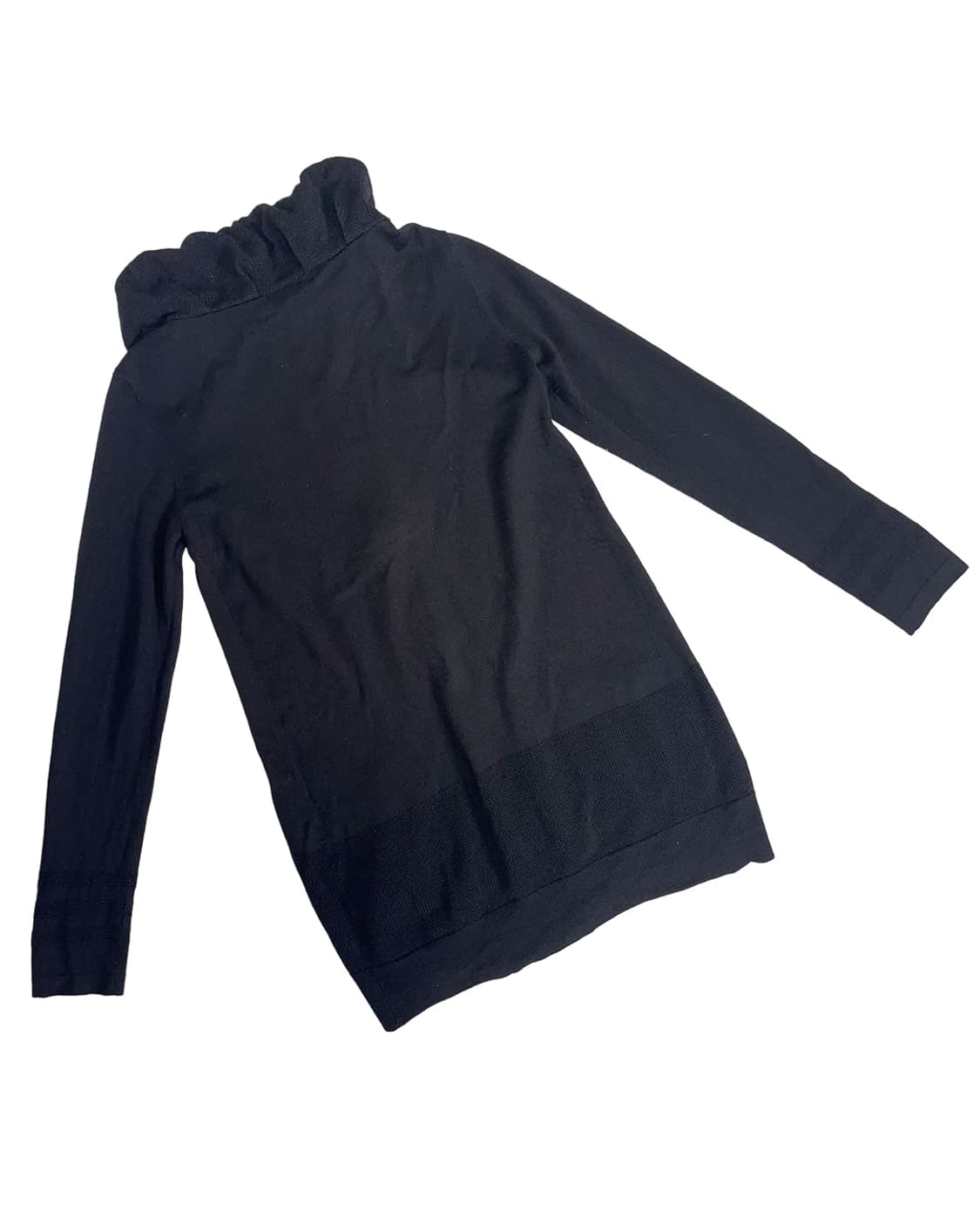 harajuku black knit half neck zip-up 상품이미지7