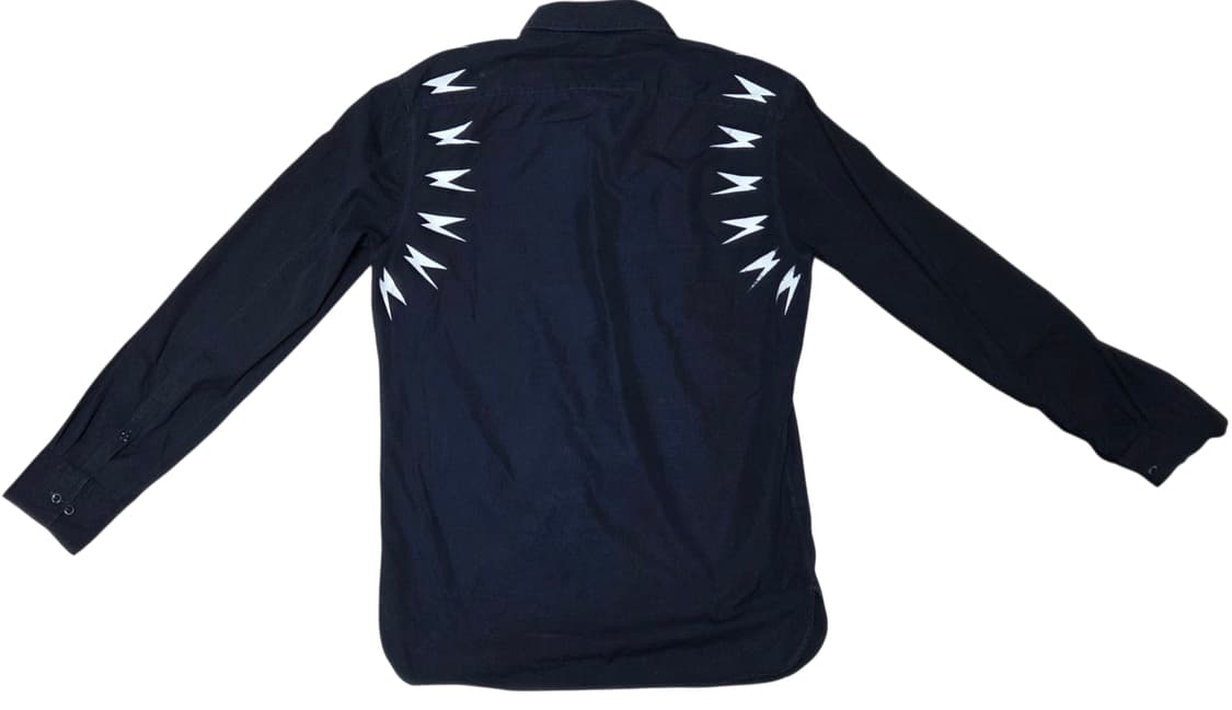 닐바렛 썬더볼트 번개 셔츠 네이비 상품이미지2