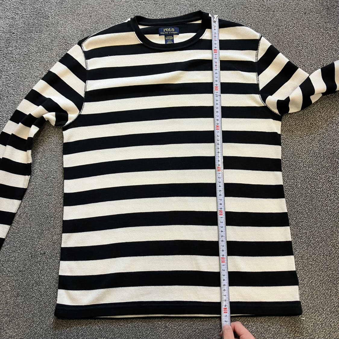 69 폴로 스트라이프 와플 롱슬리브 상품이미지6