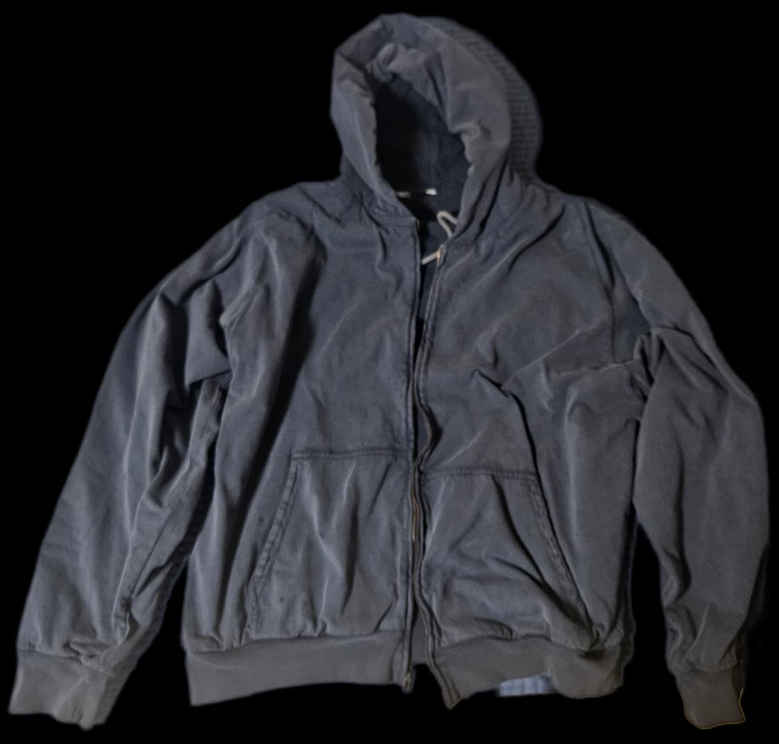 이지갭 후드집업 포에틱 블랙 xl 끈있버전 상품이미지2