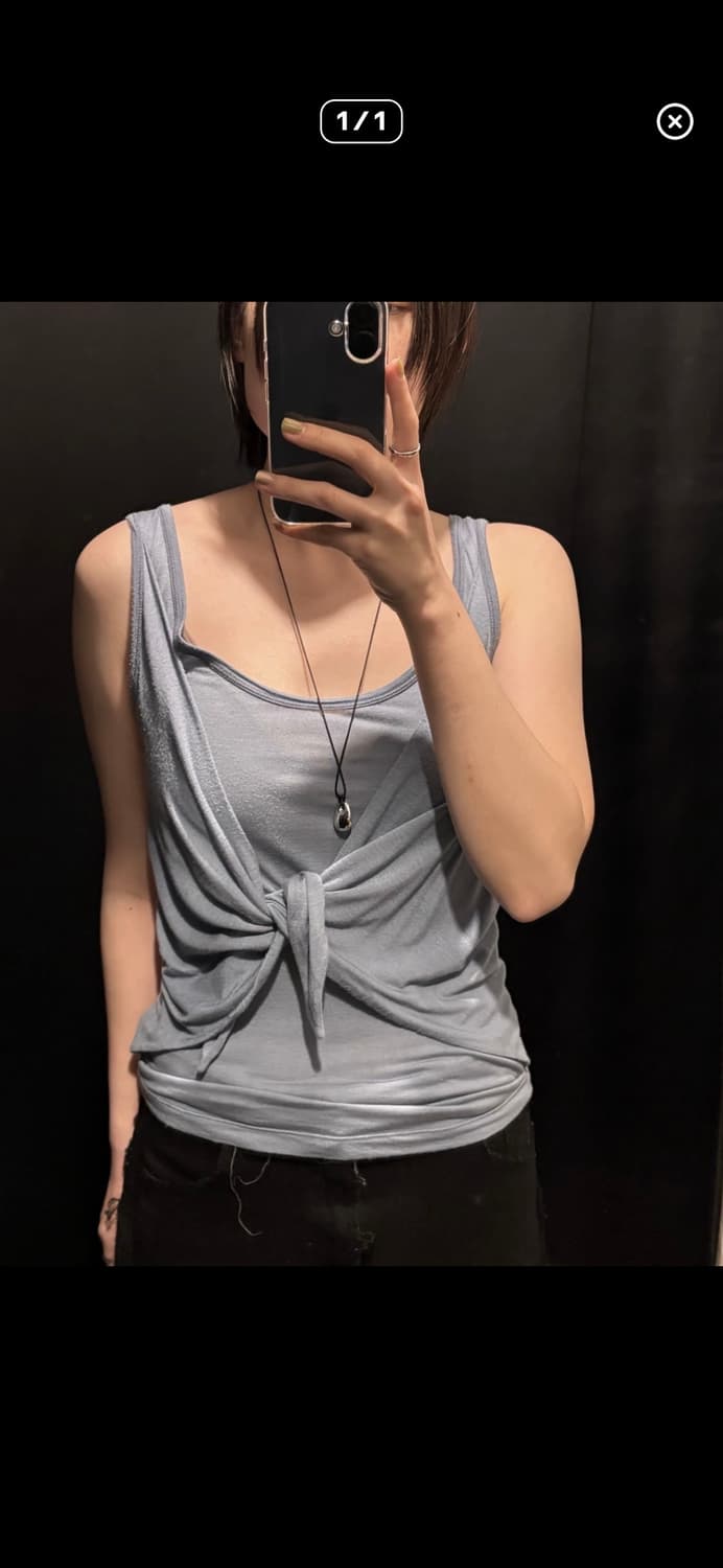 Maison Margiela Draped Sleeve Tank Top 상품이미지6