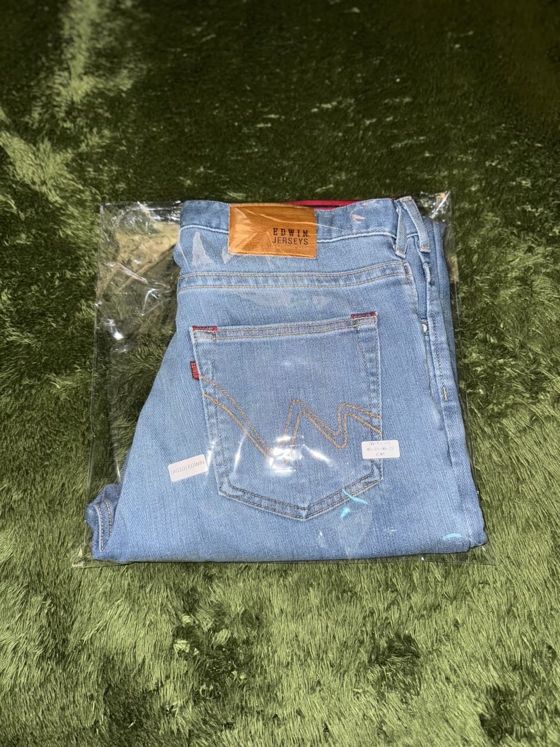 [XL] 에드윈 저지 빈티지 워싱 MADE IN JAPAN 팬츠 인디고 상품이미지10