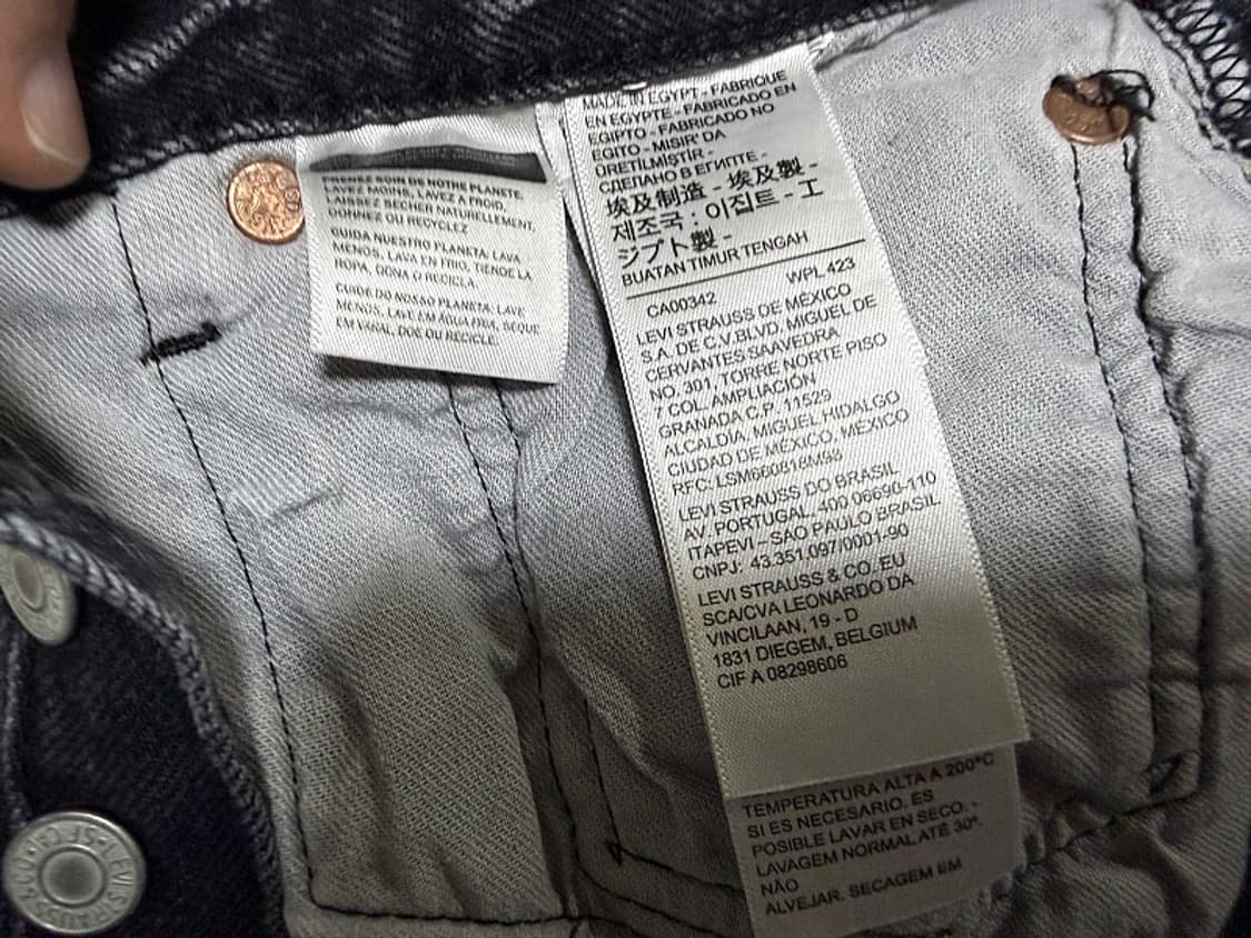 리바이스 501 청바지 남성용 32인치 상품이미지5
