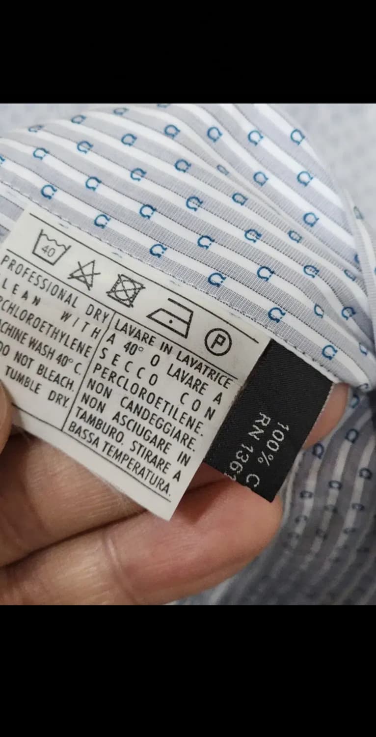 (M) 살바토레 페라가모 남방 로고패턴 셔츠 이태리판  상품이미지6