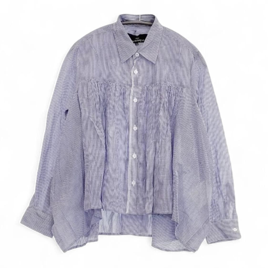 꼼데가르송 트리콧 스트라이프 블라우스 상품이미지1