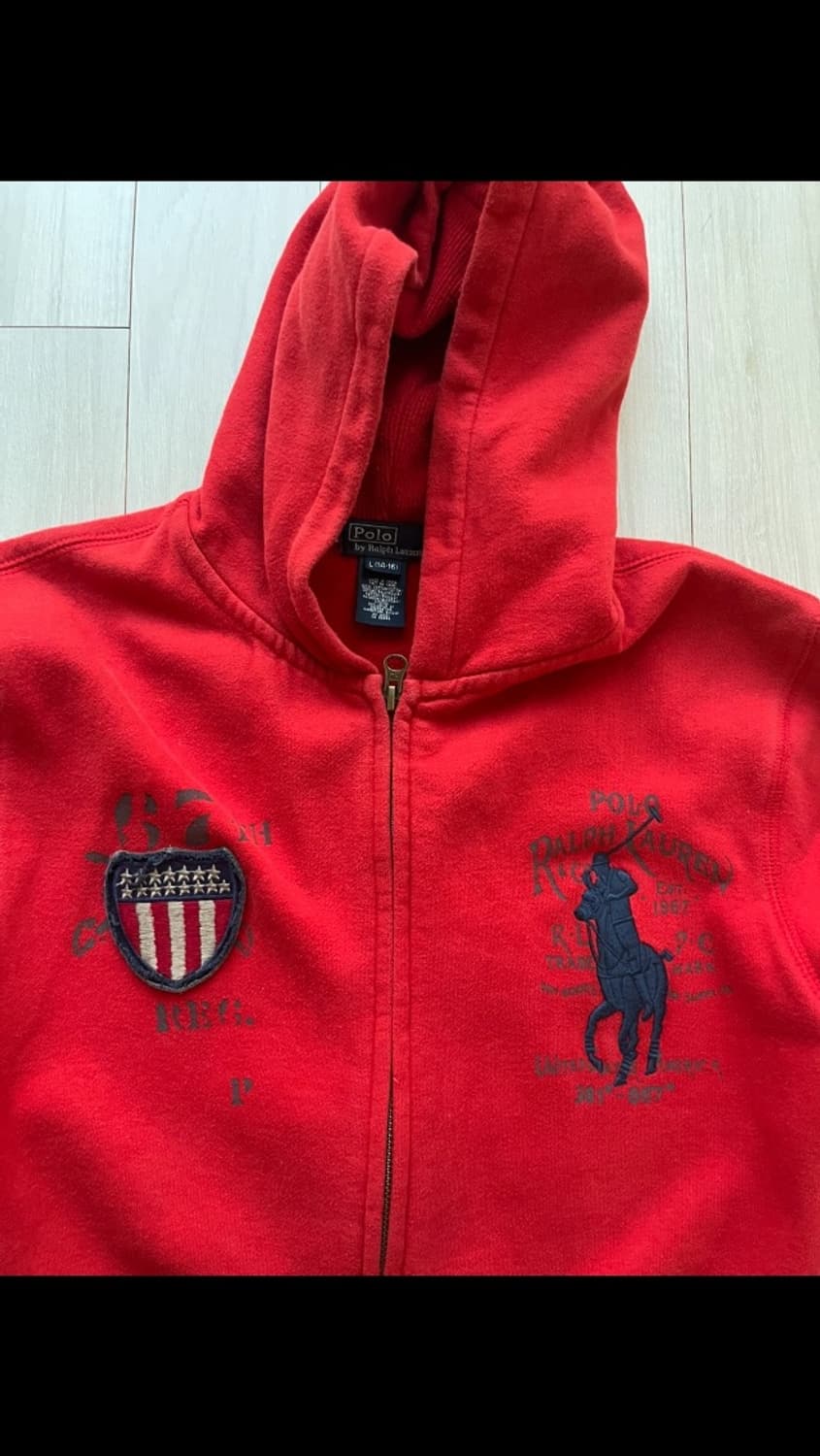 폴로 빅포니 성조기 후드집업 상품이미지3