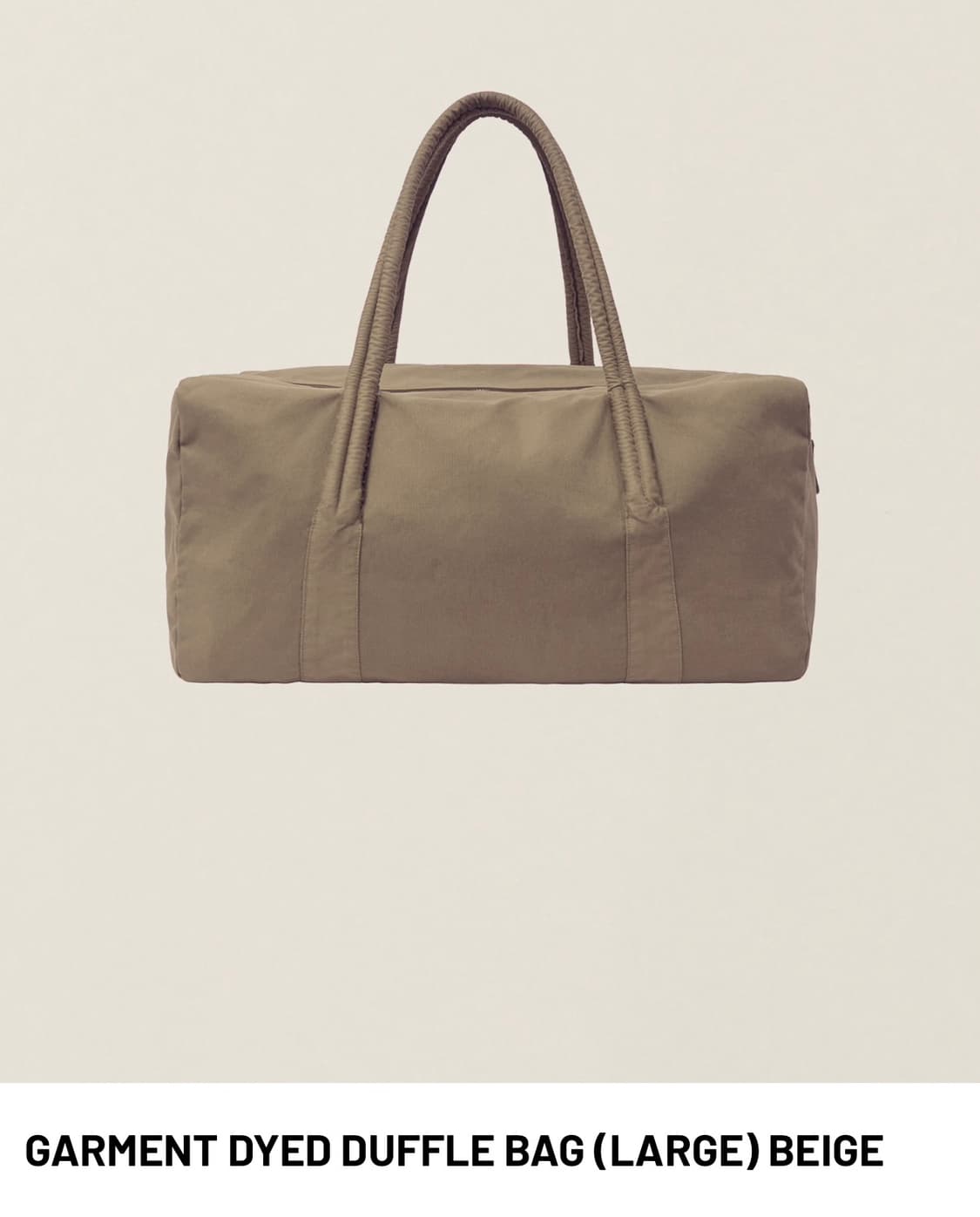 [구매] 누마레 이이 더플백 라지 베이지 상품이미지1