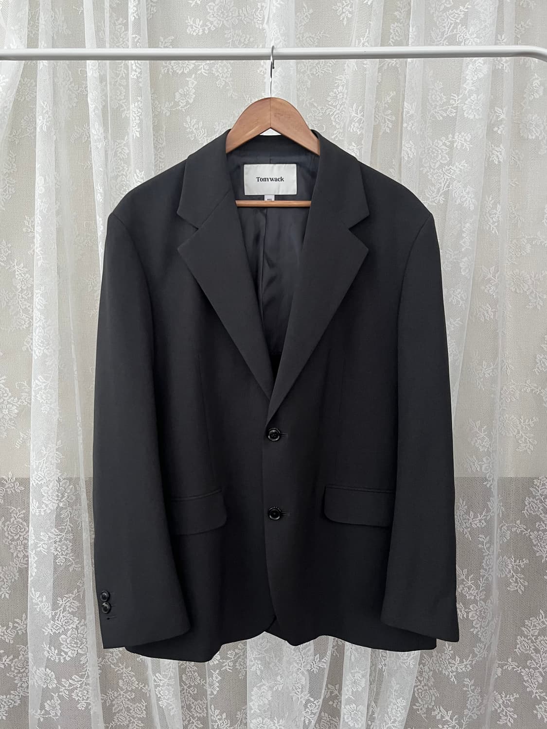 L) 토니웩 투버튼 여름 블레이저 자켓 블랙 상품이미지1
