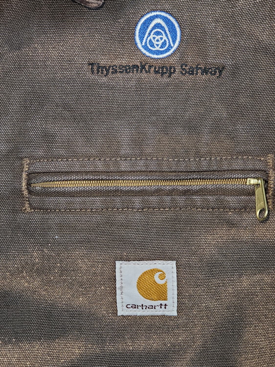 칼하트 다잉 워시드 커스텀 디트로이트 워크 자켓 (본문참조)/ 10320 상품이미지7