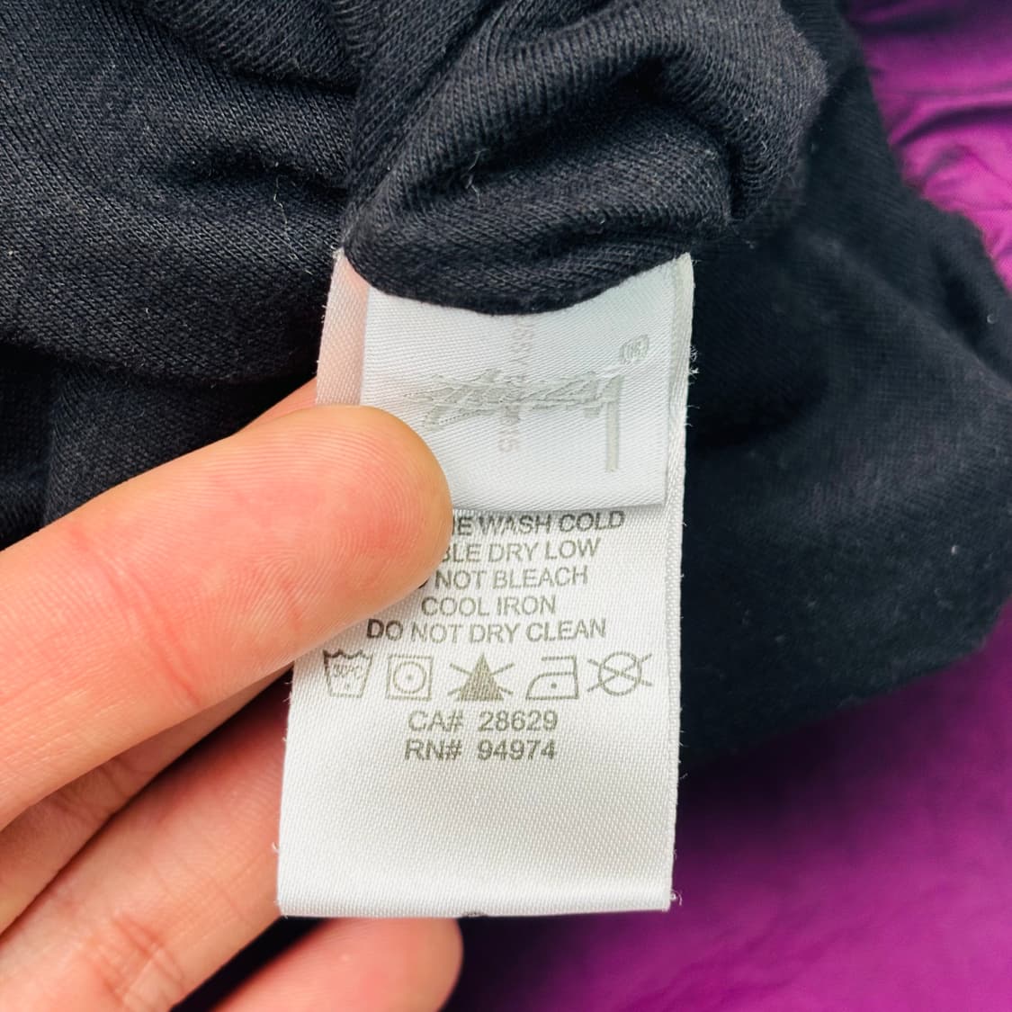 스투시 퍼플 나일론 코치자켓 L 상품이미지8