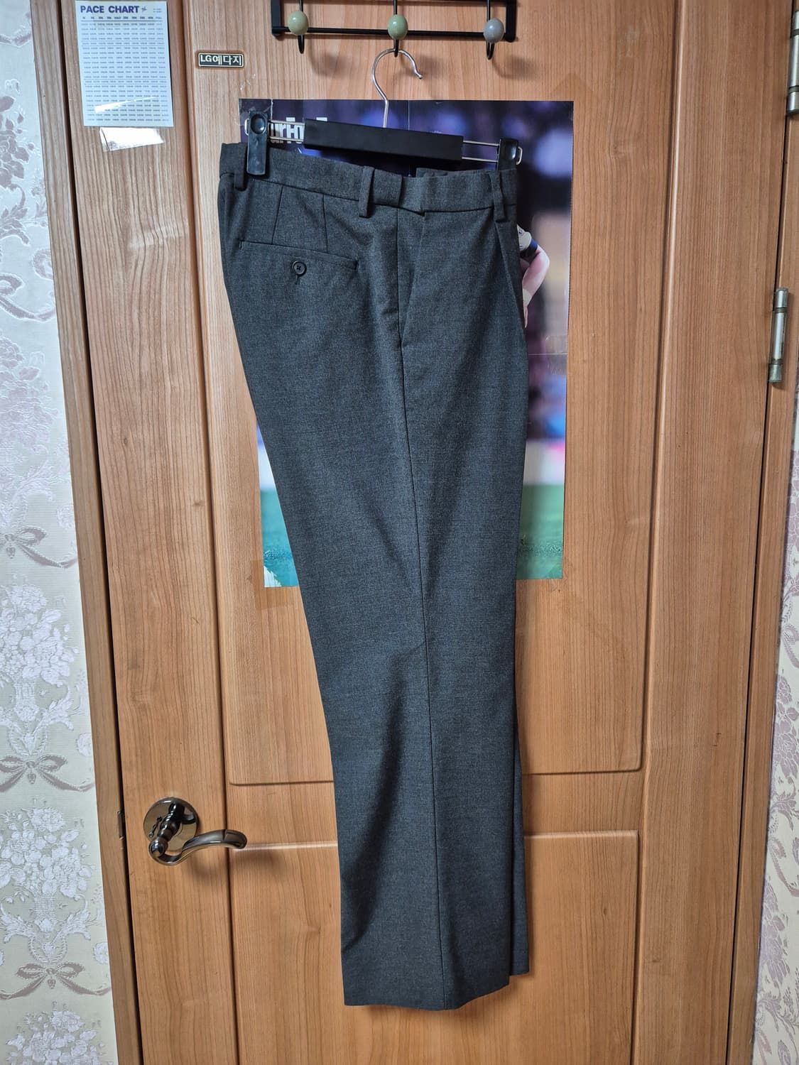 무탠다드 와이드 히든 밴딩 슬랙스 미디엄그레이 30 상품이미지2