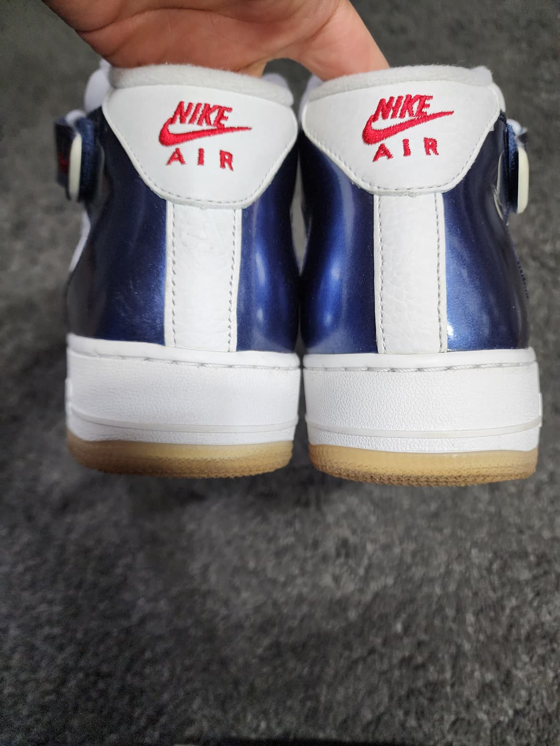 나이키 에어포스1 미드 유니버시티 레드 앤 미드나잇 네이비 295 상품이미지8