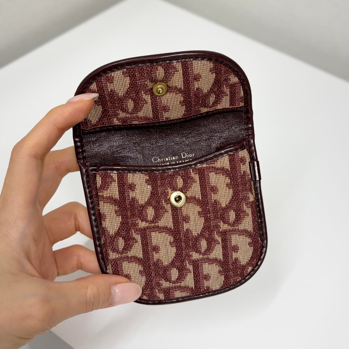 정품 디올 오블리크 빈티지 동전 지갑 상품이미지4