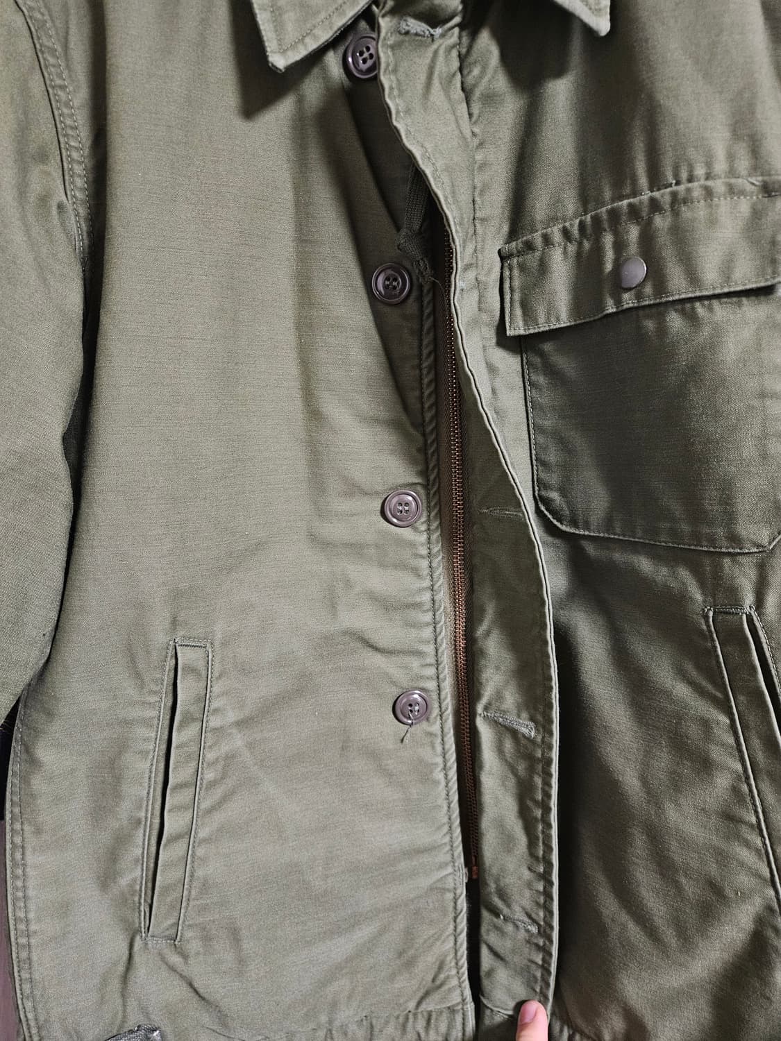 60s 미해군 a2 덱자켓 s 사이즈 usn 상품이미지3