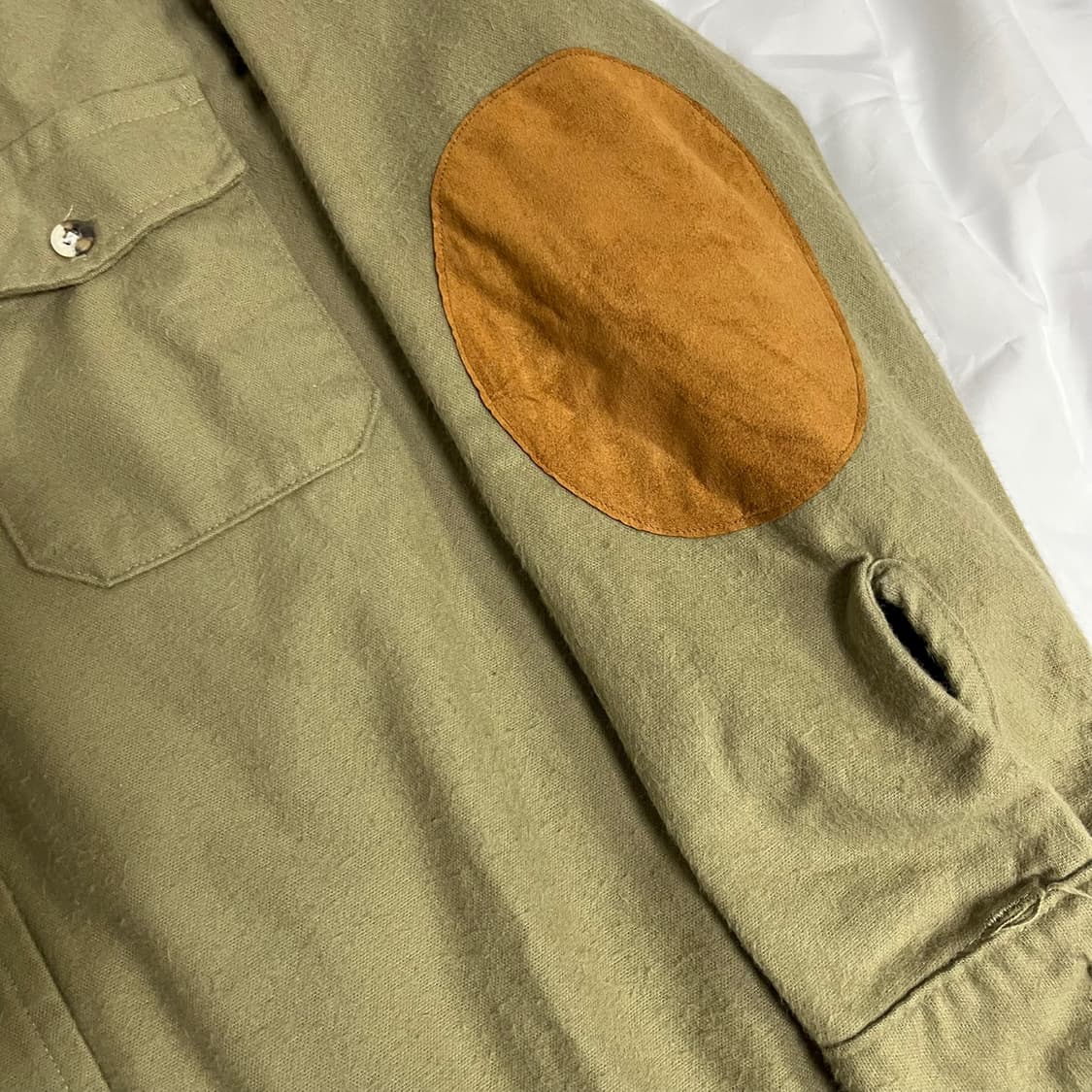 American Vintage . 빈티지 엘보패치 워크셔츠 상품이미지3