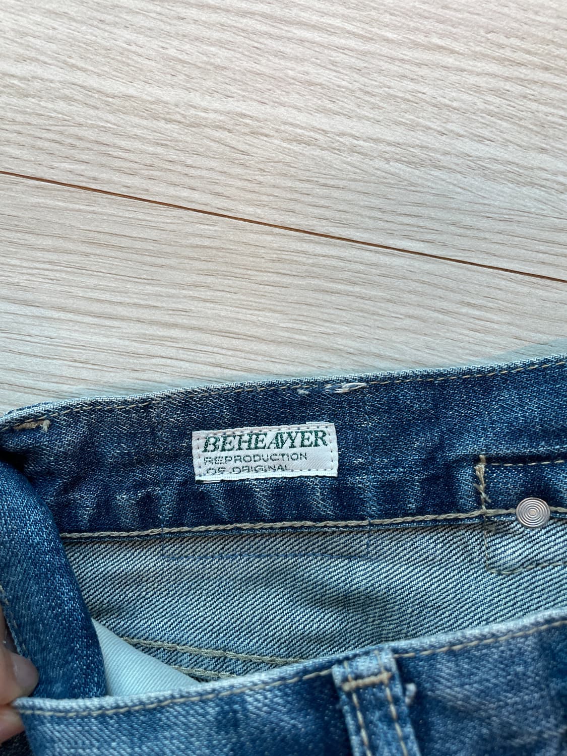 비헤비어  523L SELVEDGE DENIM PANTS 상품이미지6