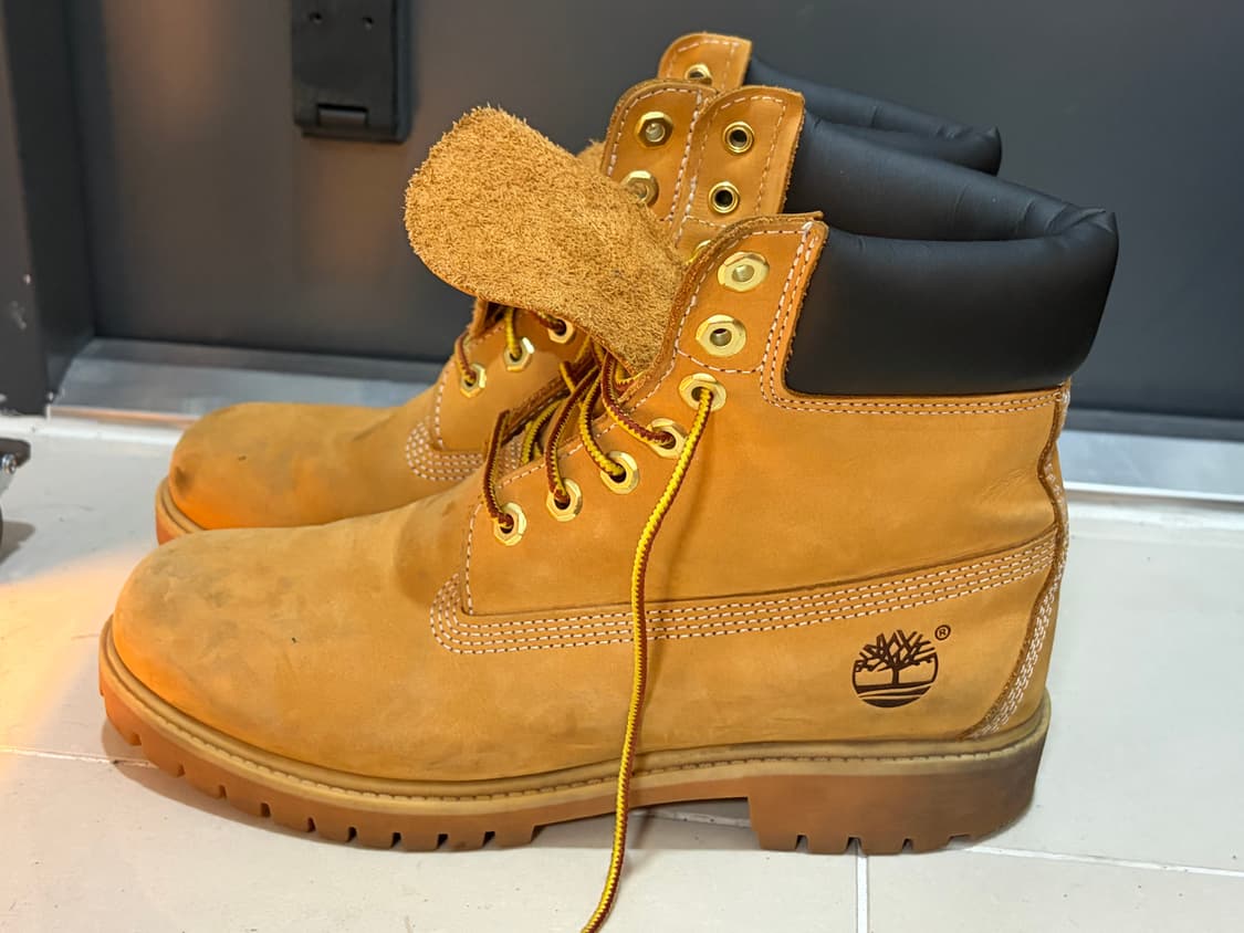 팀버랜드 6인치 프리미엄  부츠 옐로우 상품이미지2