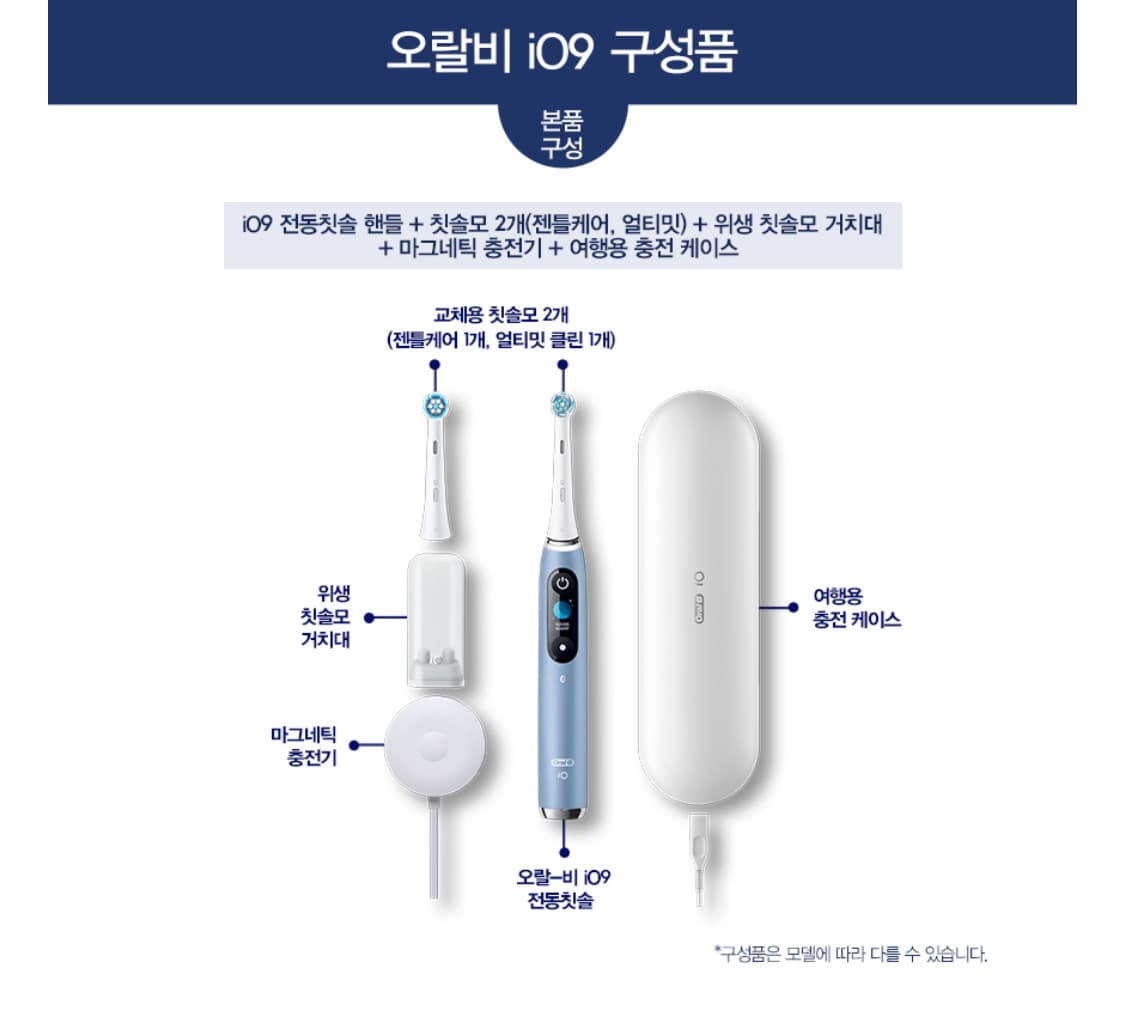 [새상품] 오랄비 iO9 전동칫솔 아쿠아 마린 (원가 50만원) 상품이미지4