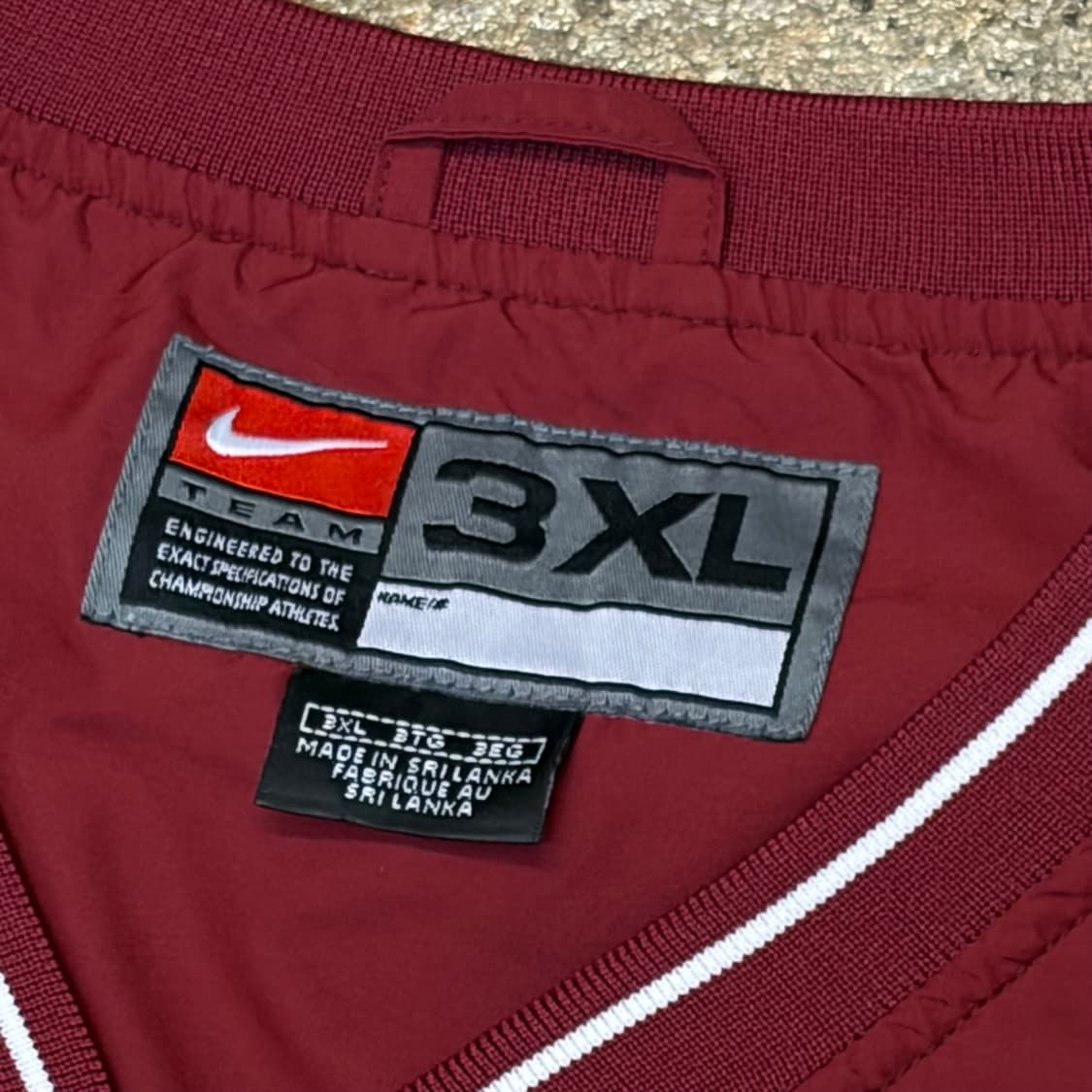 00s 미국 빈티지 나이키 농구 풀오버 바람막이   상품이미지5