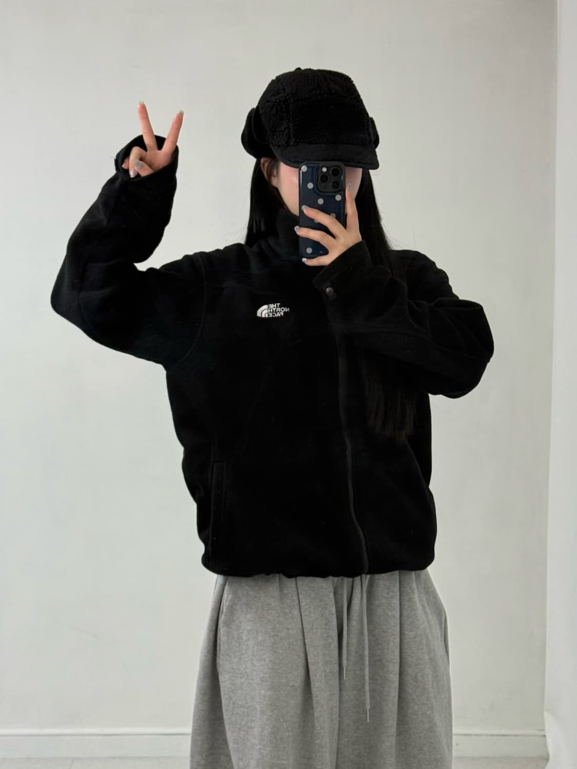 노스페이스 블랙 후리스 상품이미지3