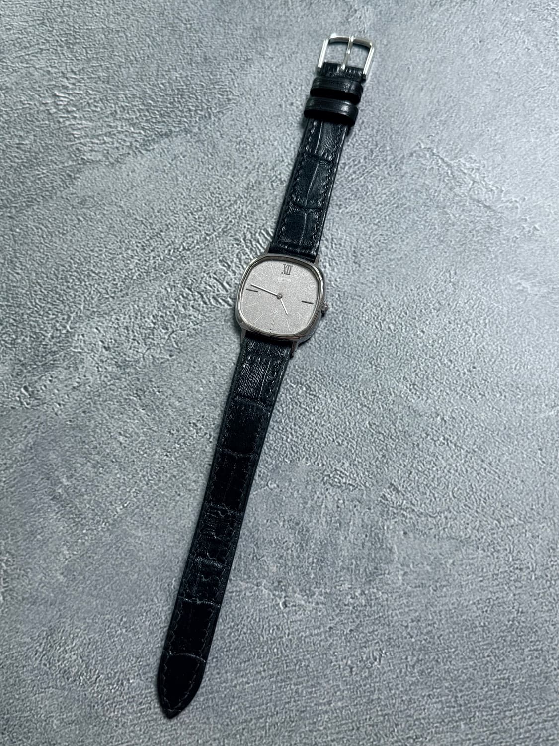 세이코 Seiko 스퀘어 쿼츠 그레이 상품이미지2