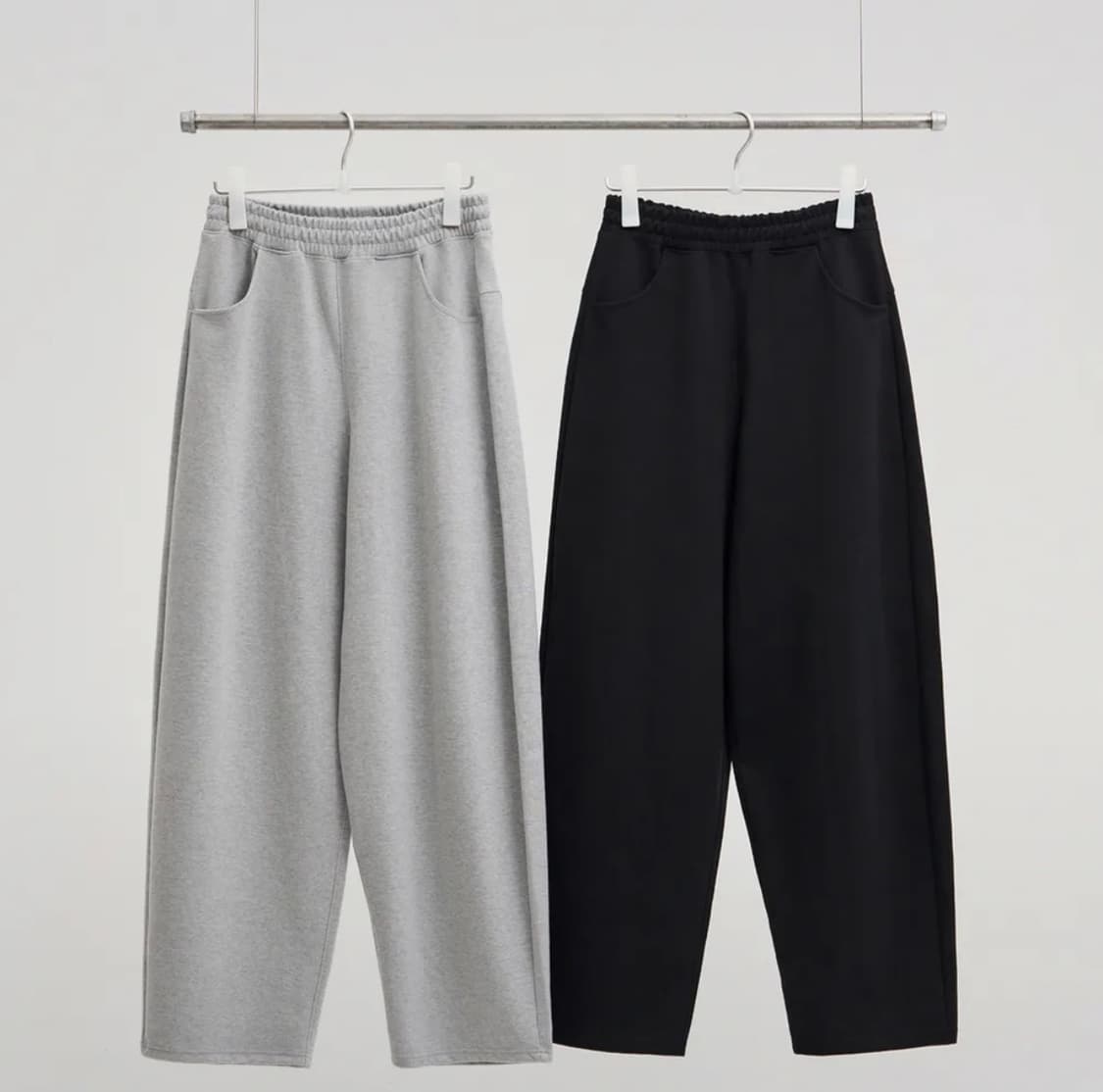 새상품) 제로 신치 백 스웨트 팬츠 Melange Grey / L 상품이미지2