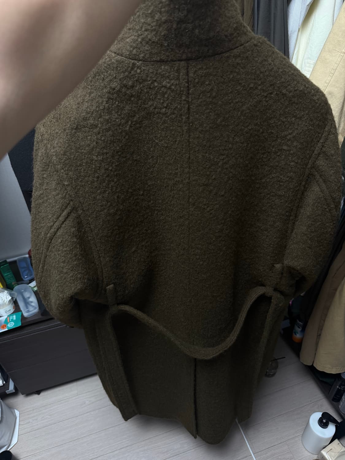 레이스 rrace 코트 브라운 상품이미지4