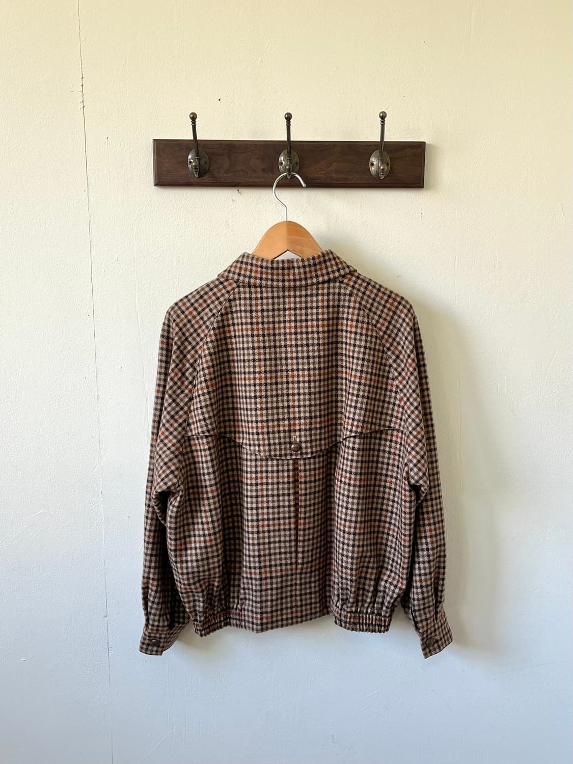 버버리 깅엄 체크 울 스윙탑 자켓 상품이미지3