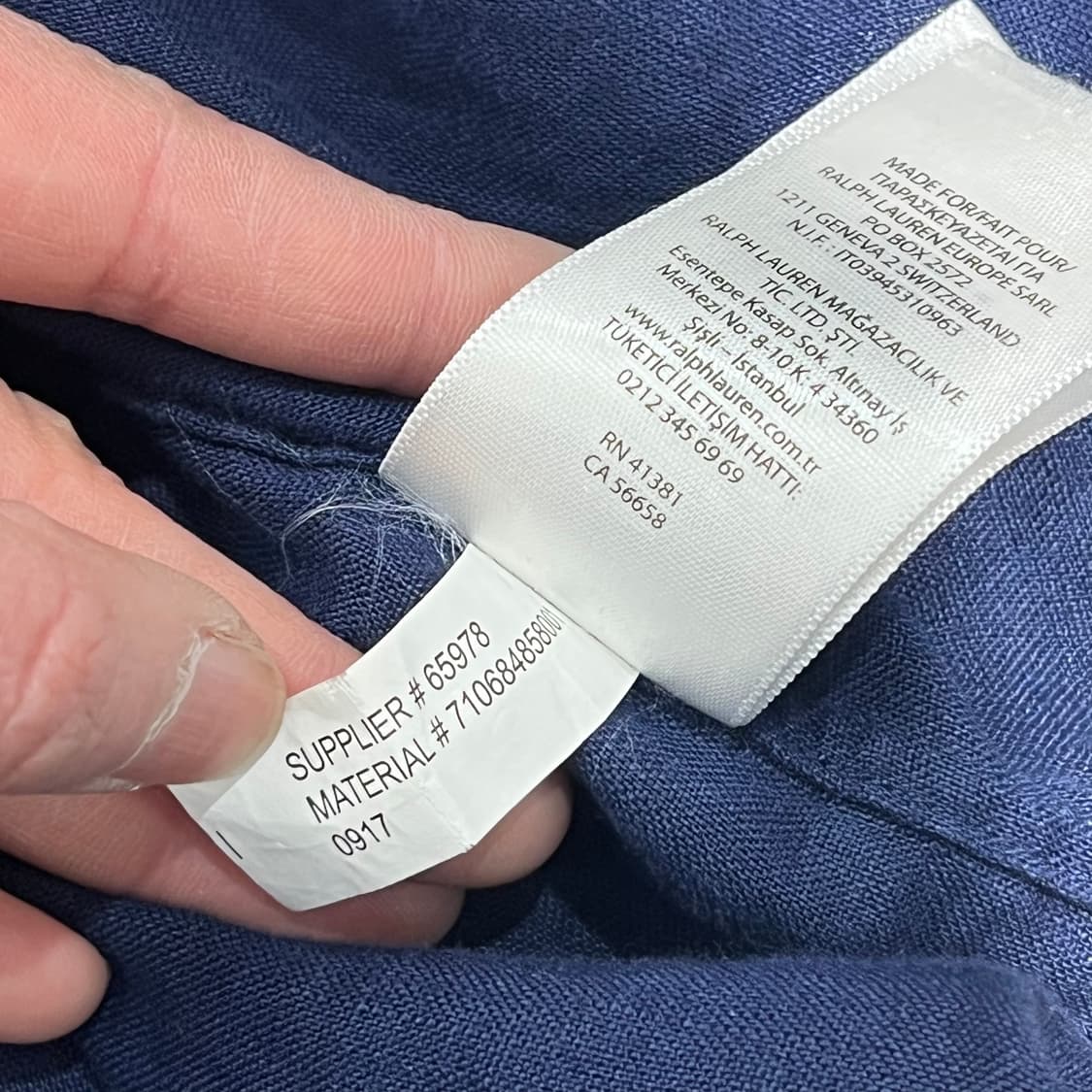 폴로 랄프로렌 린넨셔츠 s10548 상품이미지8