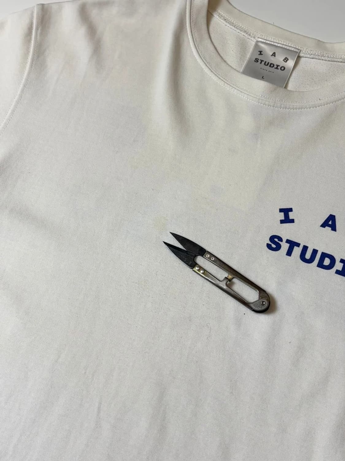 아이앱스튜디오 빅로고 오버핏 반팔 티셔츠 PN9565 상품이미지6