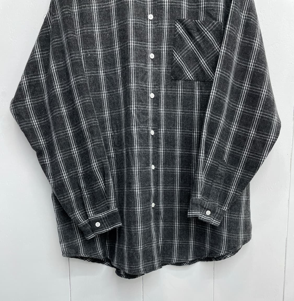 스튜디오 보니 헤링본 체크 셔츠 상품이미지5