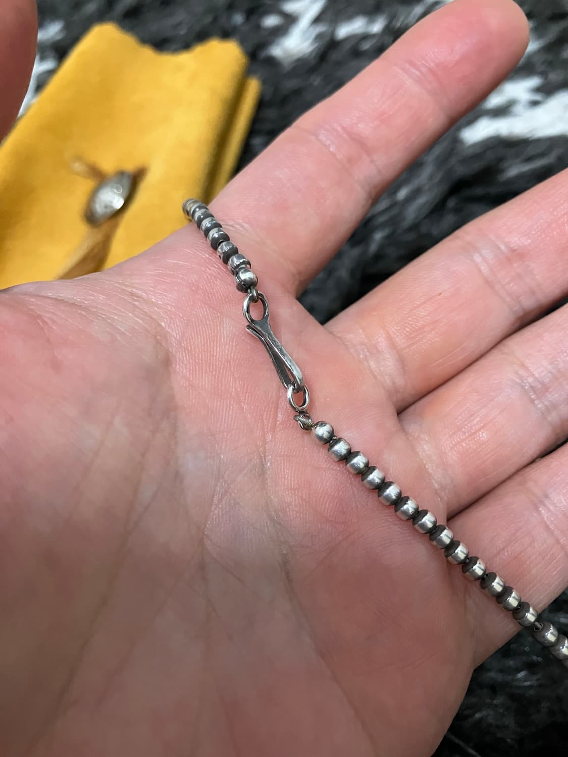 네이티브 아메리칸 스털링실버 터콰이즈 펜던트 목걸이 925 나바호 터키석 상품이미지4