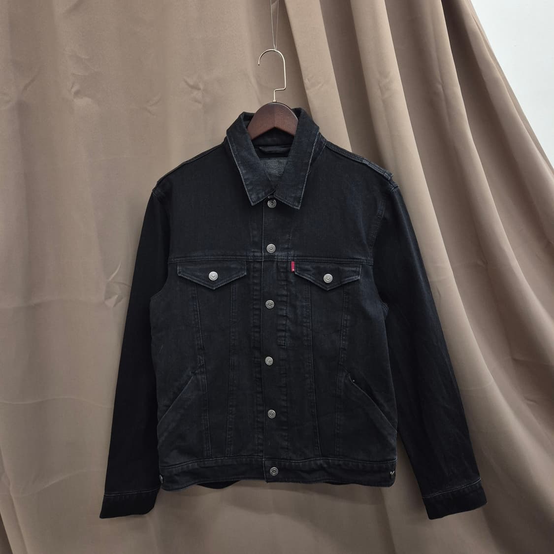 리바이스 블랙 데님 커뮤터 트러커 자켓 M 상품이미지1