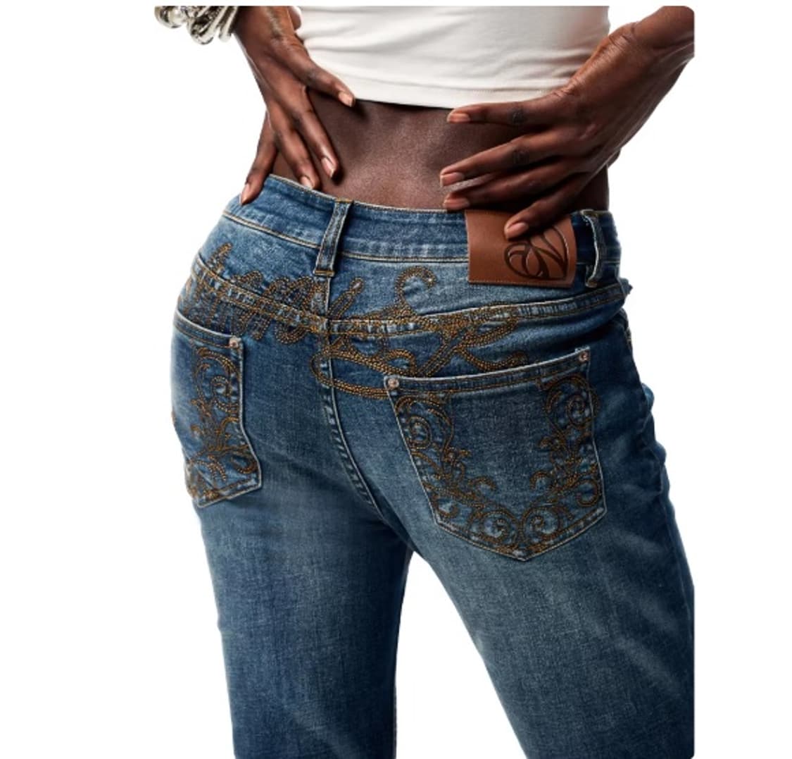 원진스튜디오 데님팬츠 머드/진청 L 상품이미지5