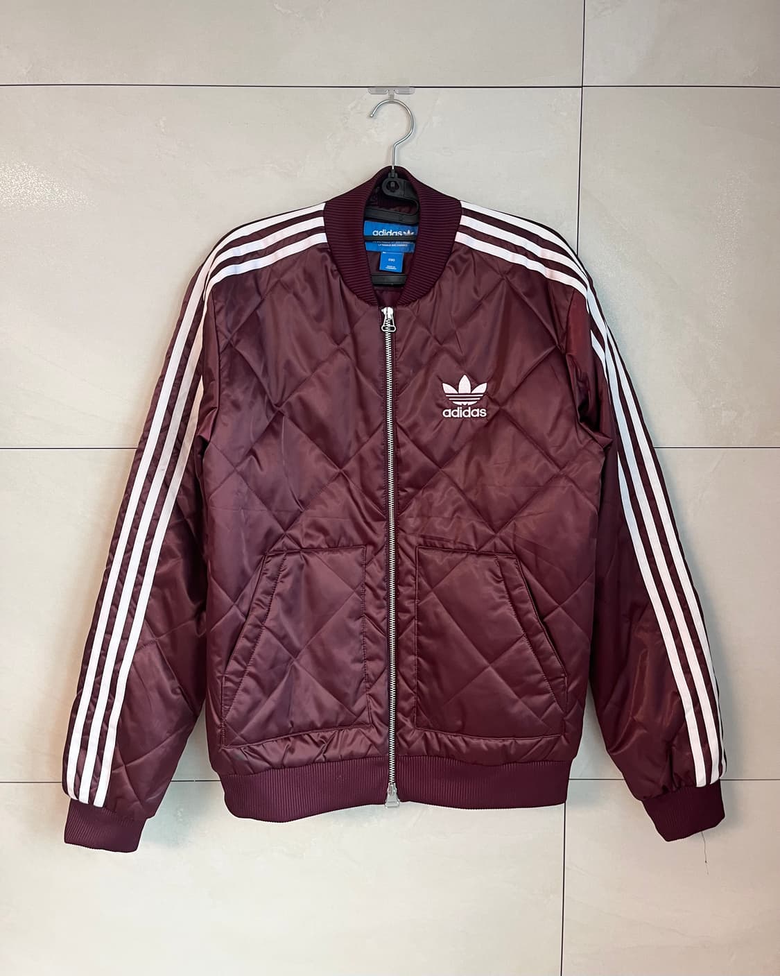 아디다스 파이어버드 퀄팅 자켓 버건디 (90)  상품이미지1