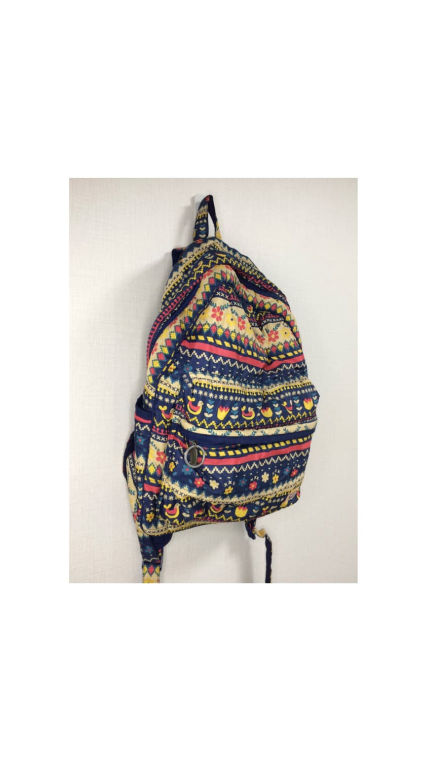 빈티지 플라워 모리걸 패티드 백팩 상품이미지3